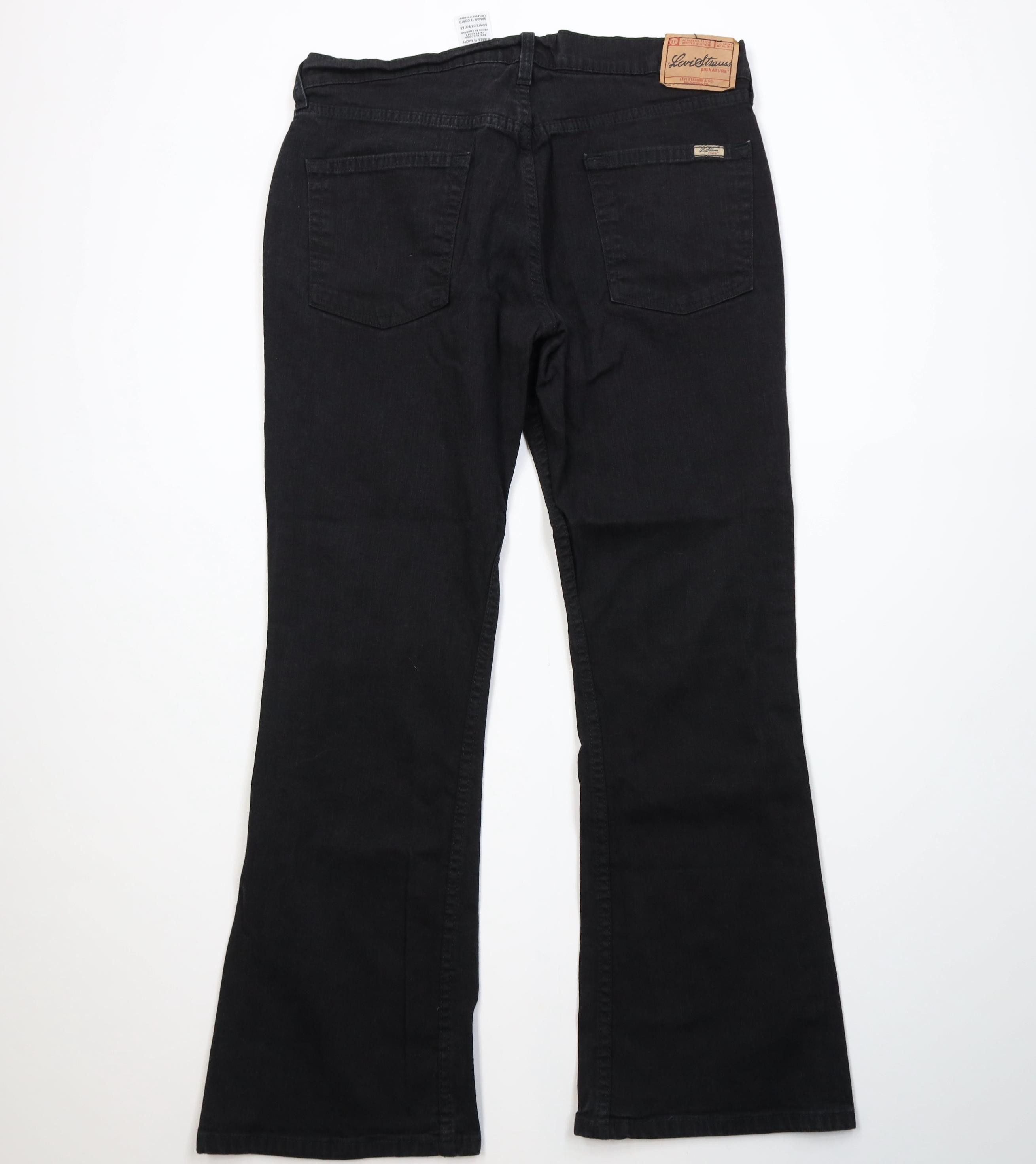 Levi's Vintage Y2K 2004 Levis Short Babydoll Stretch Bootcut Jeans Size 34" / US 12 / IT 48 - 9 Thumbnail