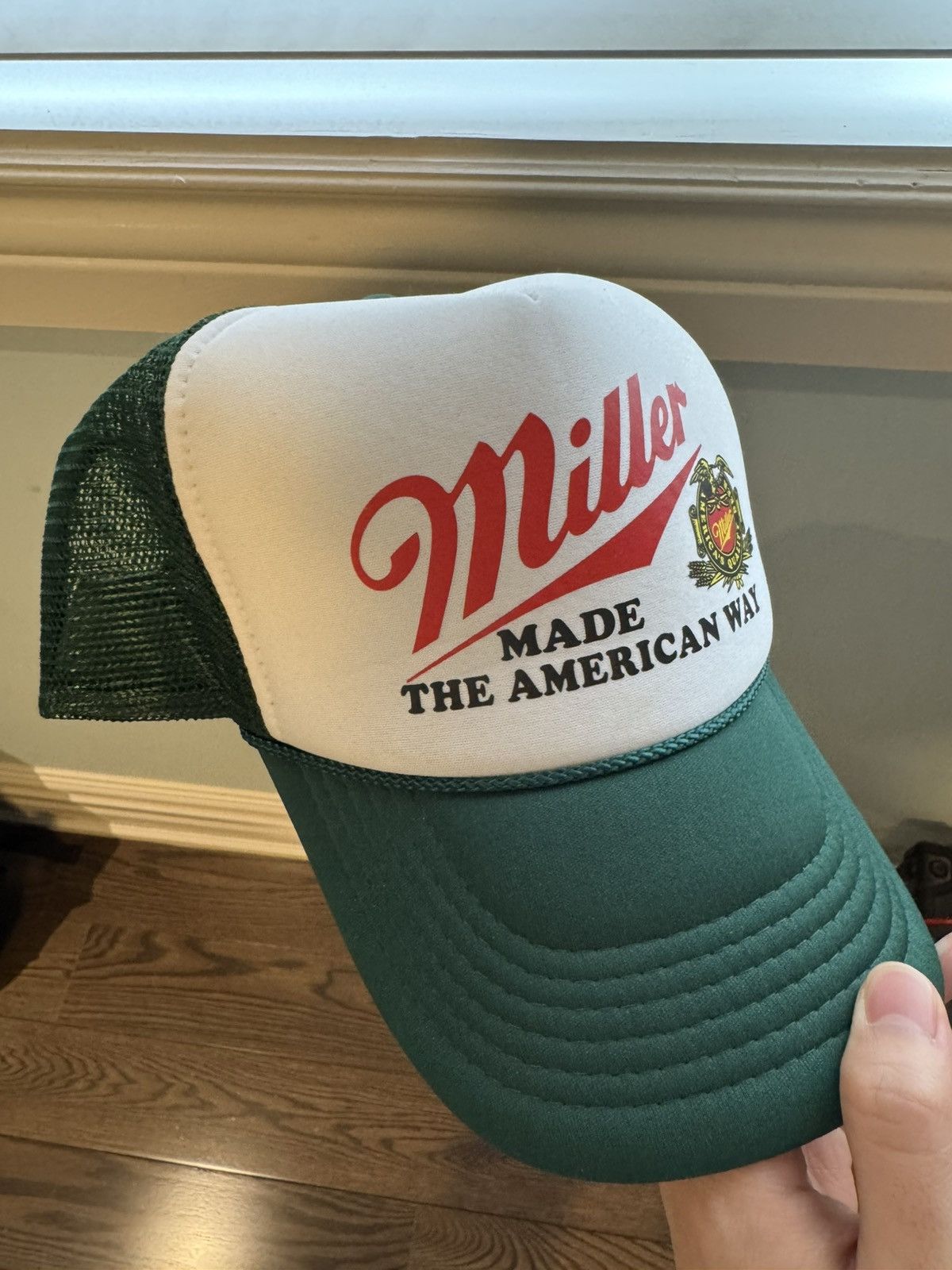 Other VINTAGE MILLER TRUCKER CAP Size ONE SIZE - 1 Thumbnail