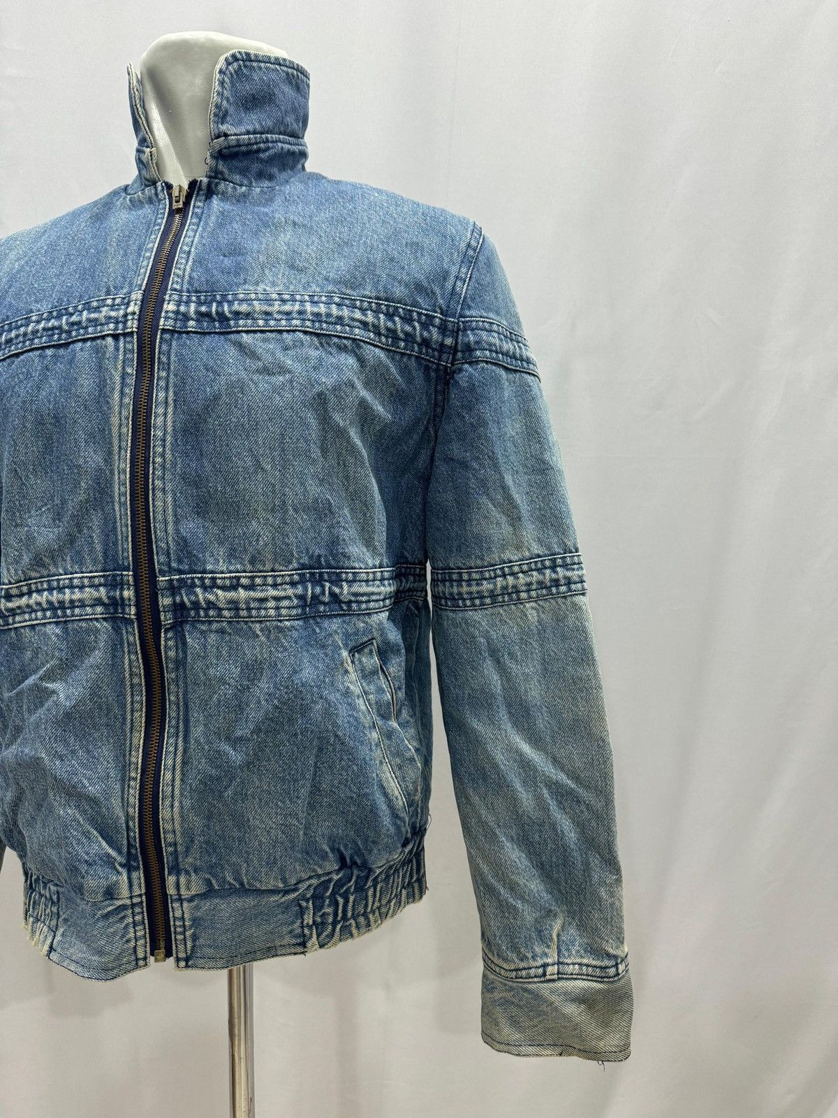 Japanese Brand × Vintage VINTAGE LAWLER Denim Army Jacket Size US S / EU 44-46 / 1 - 5 Thumbnail