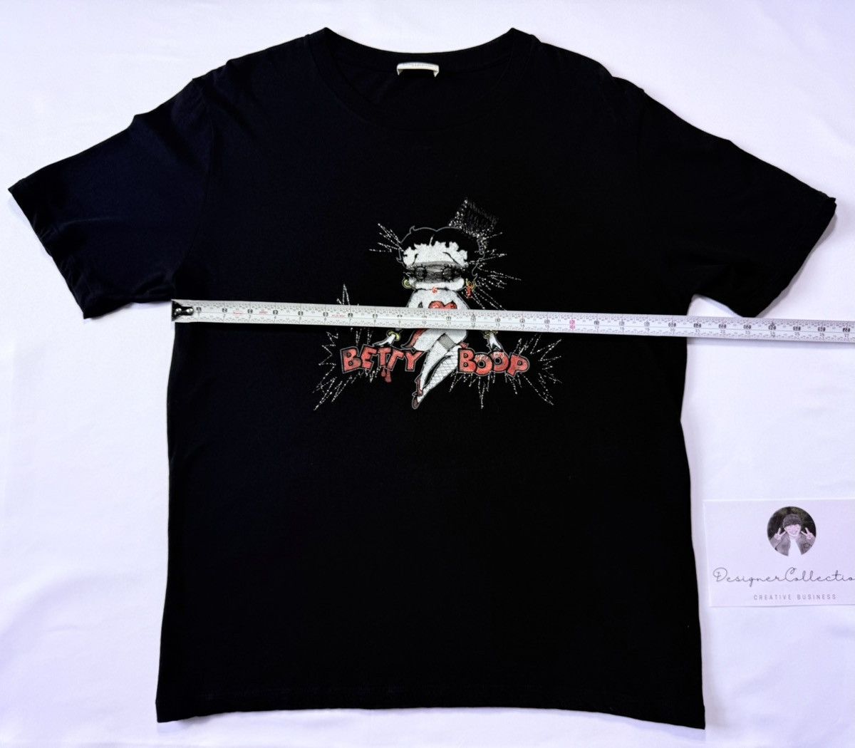 Saint Laurent Paris SAINT LAURENT Betty Boop Embroidered Tee M Size US M / EU 48-50 / 2 - 11 Thumbnail