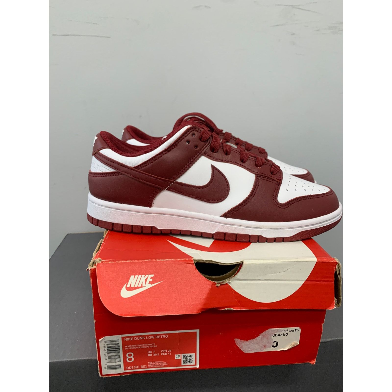 Nike Nike Dunk Low Team Red Size 8 BRAND NEW SHIPS NOW Size US 8 / EU 41 - 1 Thumbnail