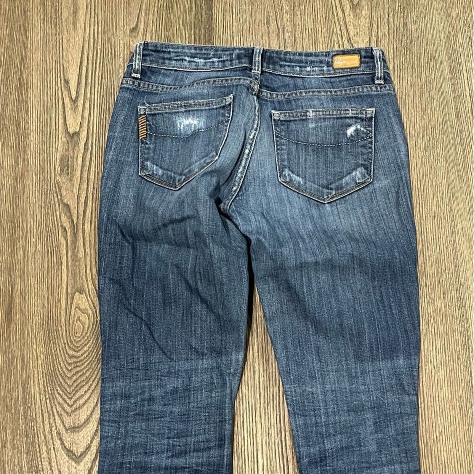 Paige Paige Skinny Boyfriend Jeans Jimmy Jimmy Distressed Size 25 Size 25" / US 0 / IT 36 - 12 Thumbnail