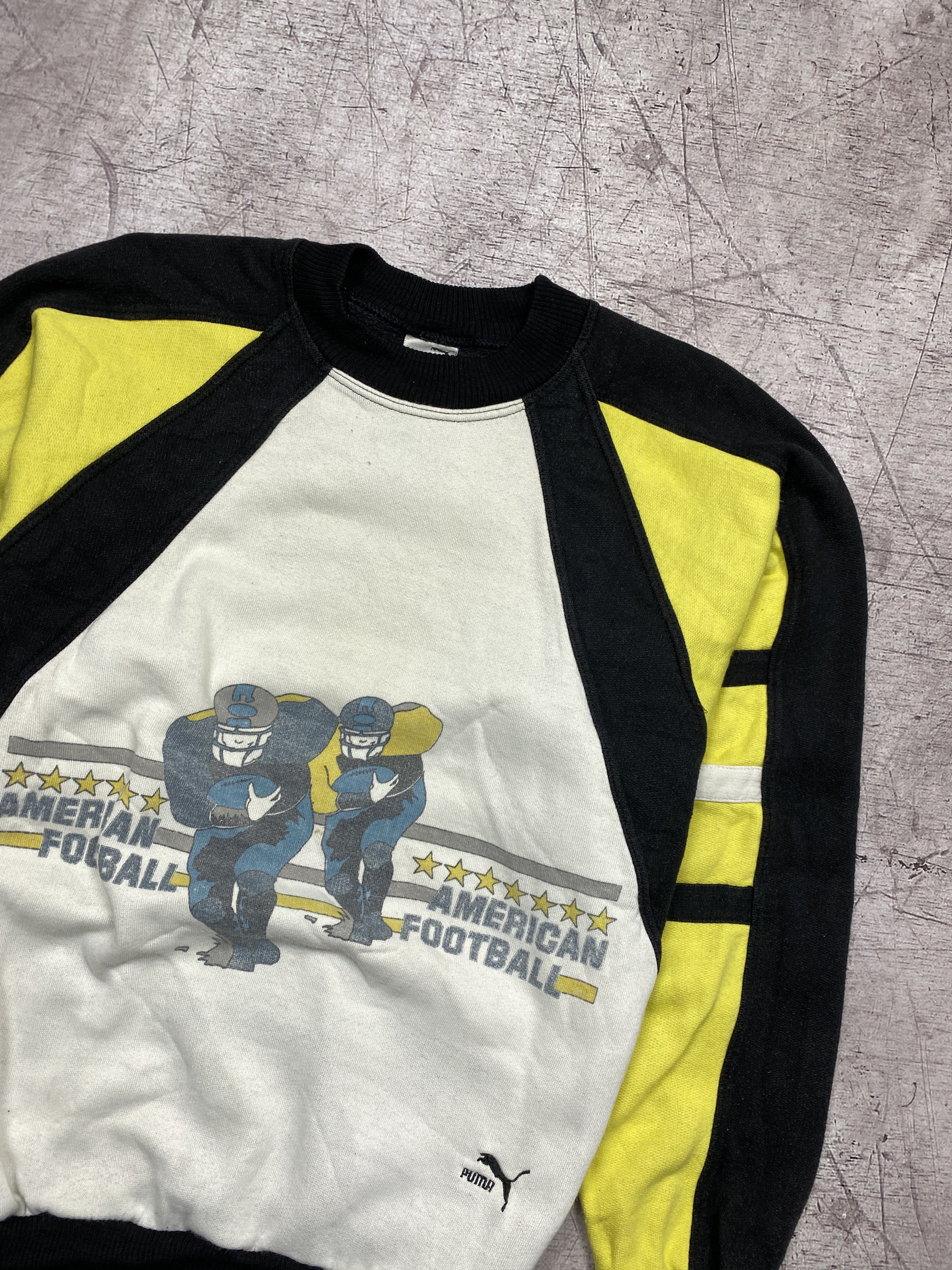 Puma × Vintage Puma American Football 90s Vintage Mens Sweatshirt Size US M / EU 48-50 / 2 - 2 Thumbnail