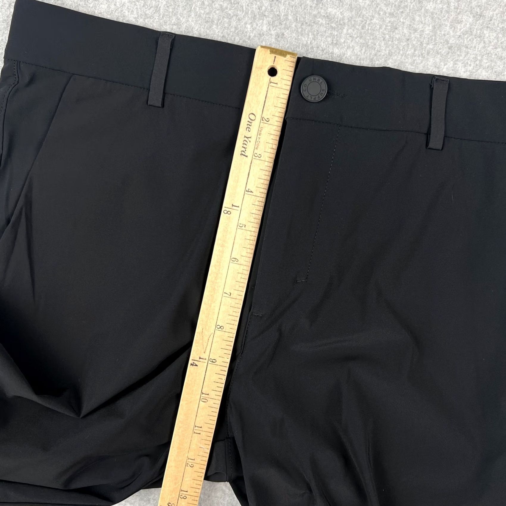Vintage UNRL Golf Pants Slim Fit Stretch Performance 34x32 Mens Black Tapered Leg Chino Regular Waist 34 Inseam 32 Size US 34 / EU 50 - 6 Thumbnail