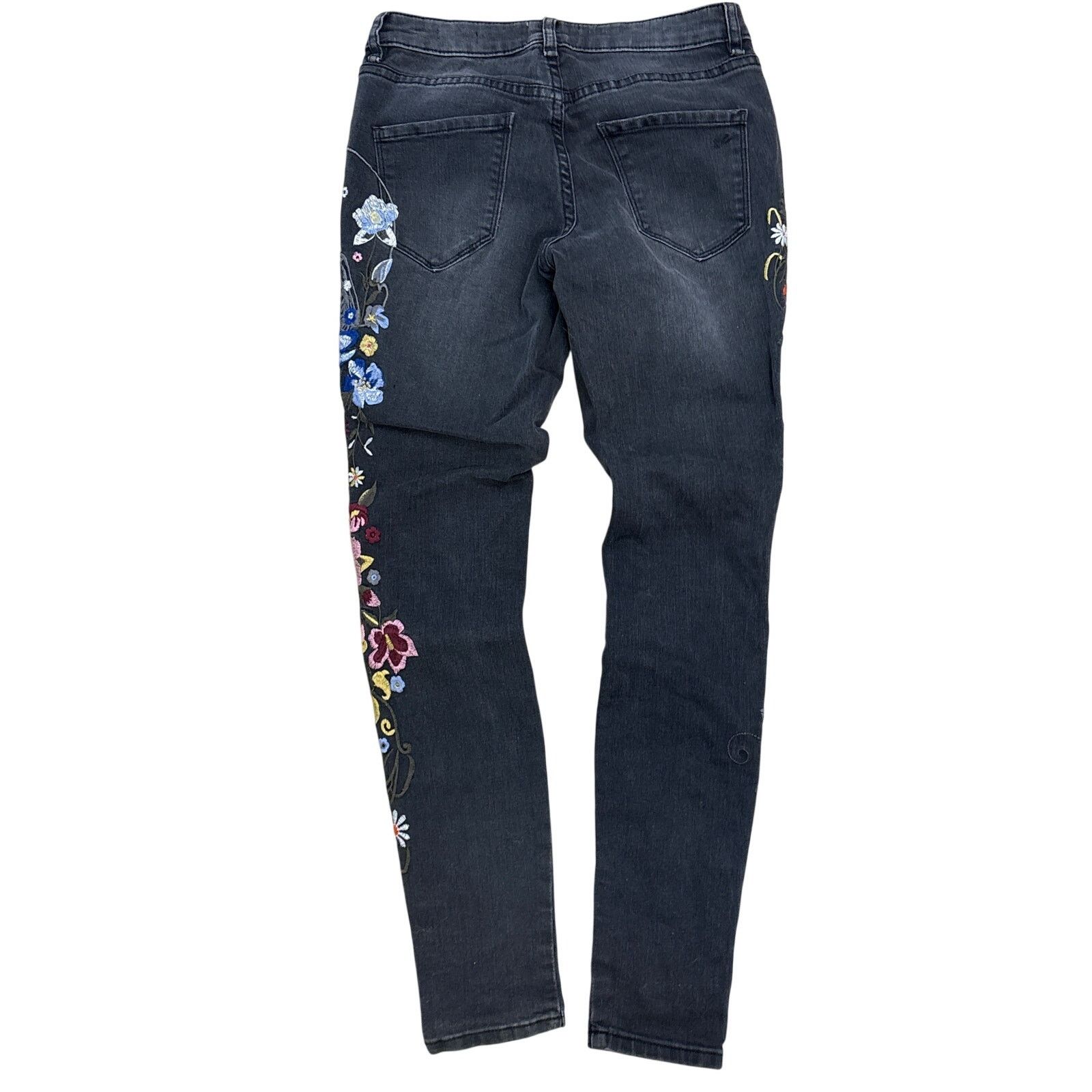 William Rast William Rast embroidered Perfect skinny Jean black junior 25 Size 25" / US 0 / IT 36 - 5 Thumbnail