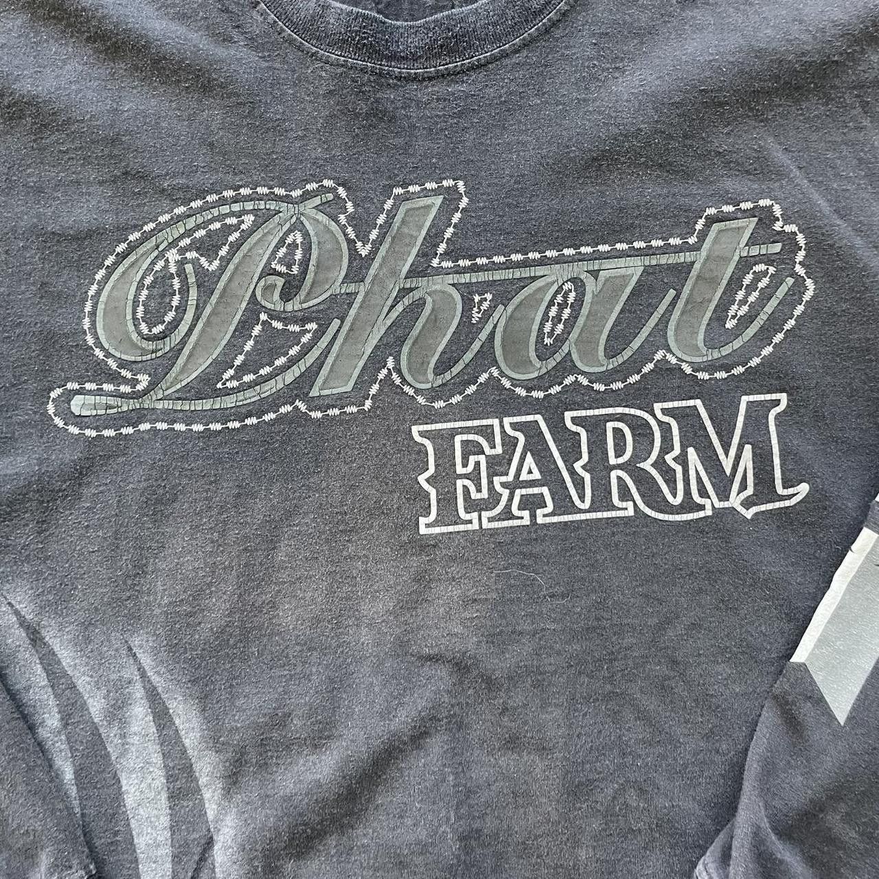 Phat Farm Vintage Y2K 90's Phat Farm Black Grunge Long Sleeve Shirt Size US XXL / EU 58 / 5 - 3 Thumbnail