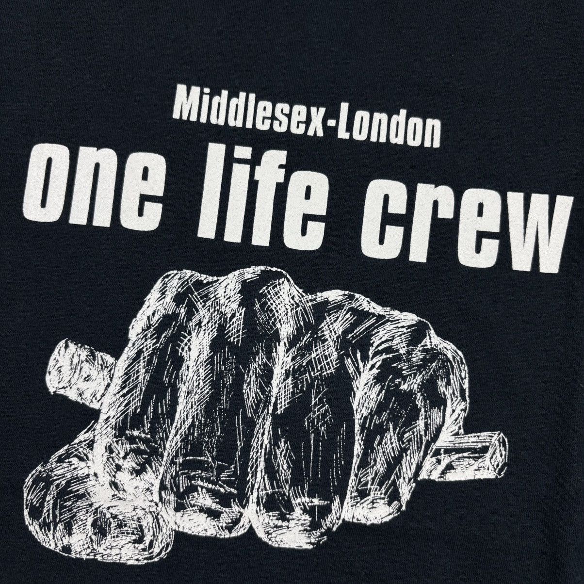 Band Tees Original vintage One Life Crew – Middlesex London early 00s Size US L / EU 52-54 / 3 - 3 Thumbnail