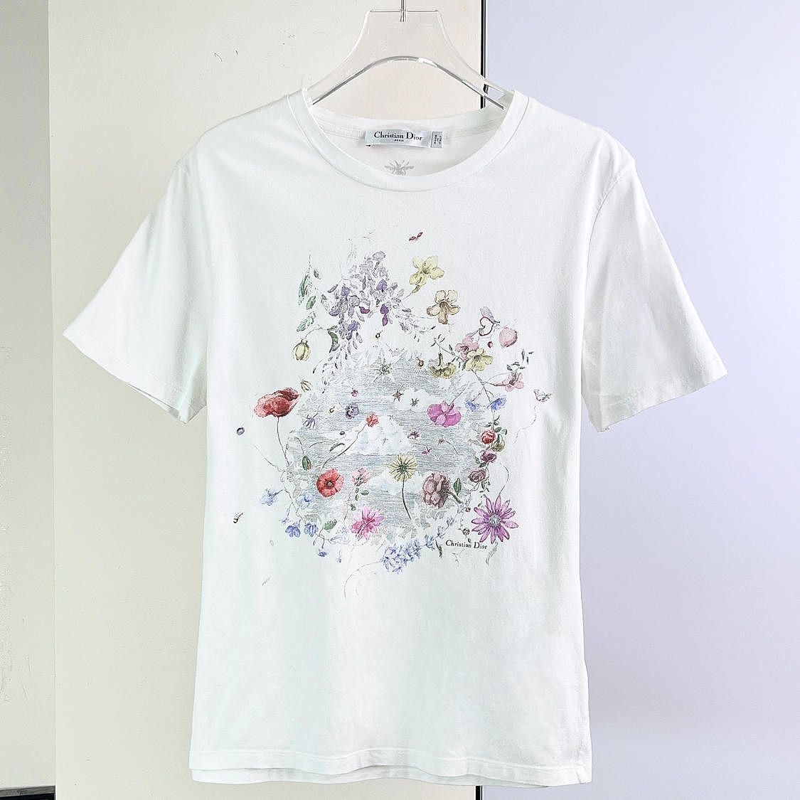 Dior Dior Floral Print T-Shirt Size M Size M / US 6-8 / IT 42-44 - 1 Thumbnail