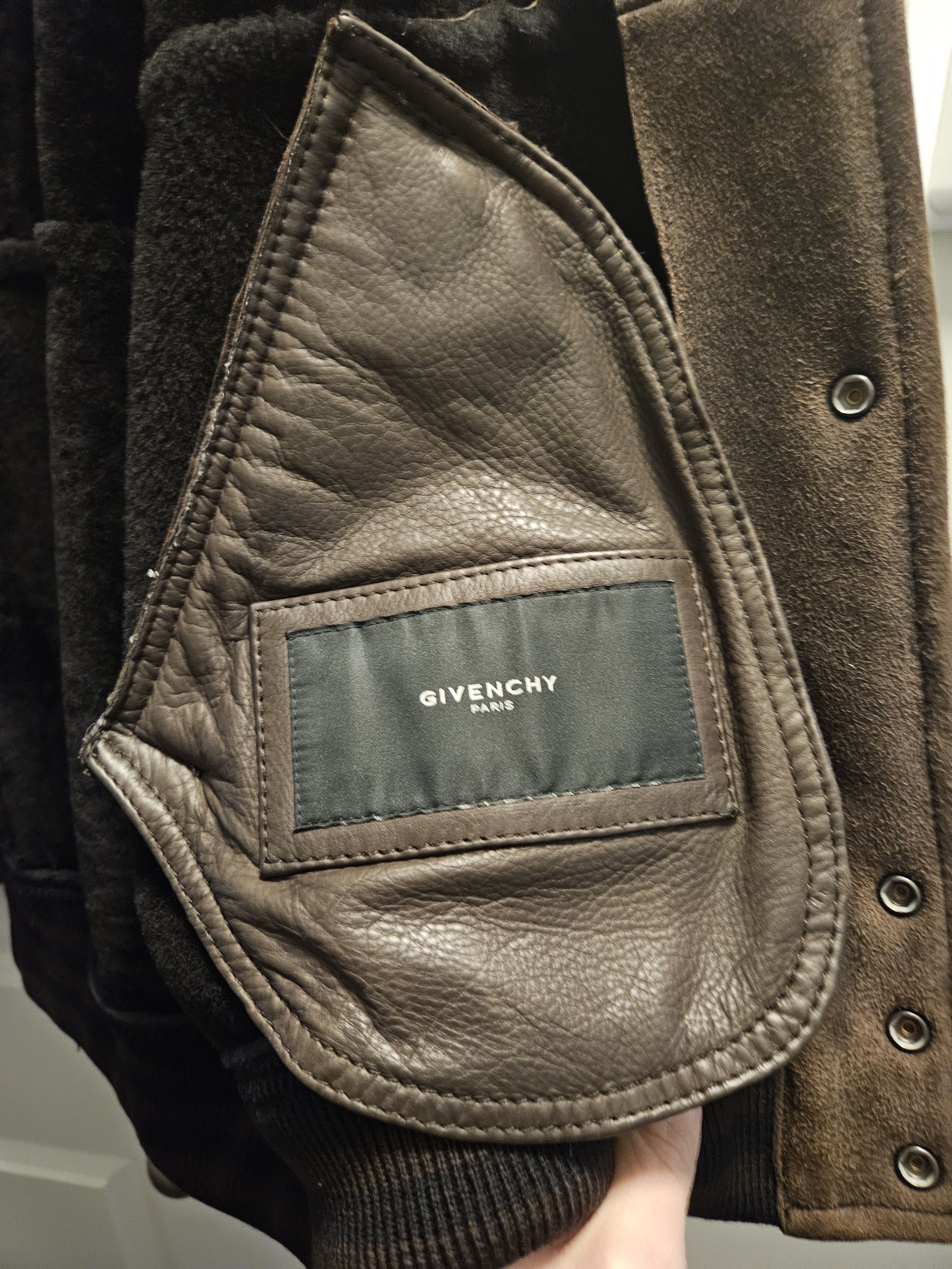 Givenchy Riccardo Tisci Lambskin Leather Bomber Vest Double Jacket Size US L / EU 52-54 / 3 - 16 Thumbnail