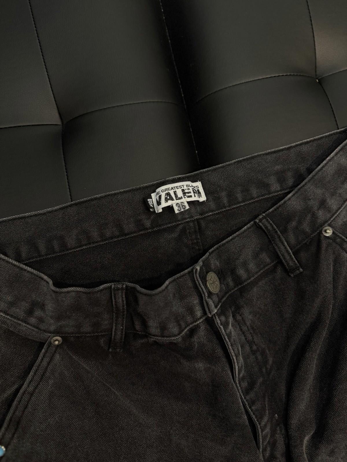 Vale Valley Baggy Denim Black Jeans Size 36 (NEW) Pants Crystal Size US 36 / EU 52 - 6 Thumbnail