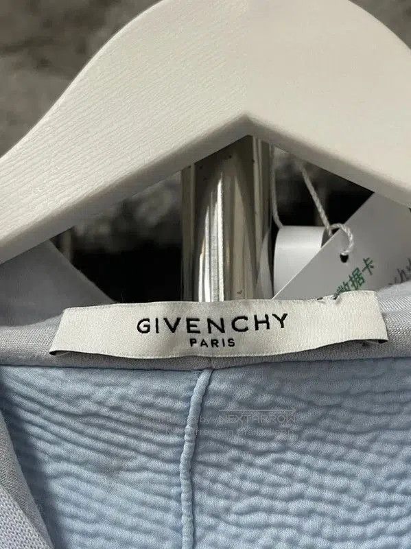 Givenchy Givenchy Light Blue Cotton Long Sleeve Hoodie . Size XS / US 0-2 / IT 36-38 - 7 Thumbnail