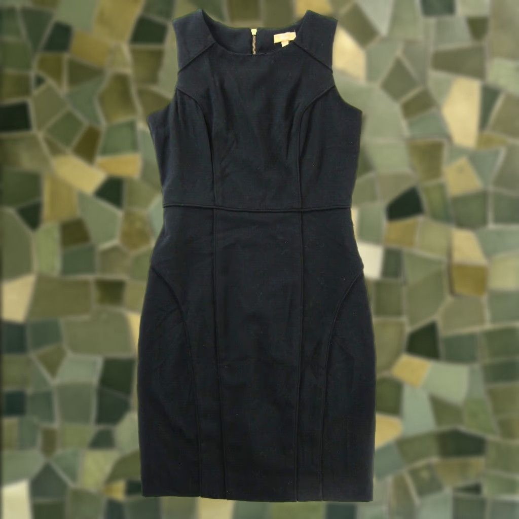 Vintage NWT Takara Simply Slender Perfect Fit Waistline Black Sleeveless Tank Dress 7 Size M / US 6-8 / IT 42-44 - 1 Thumbnail