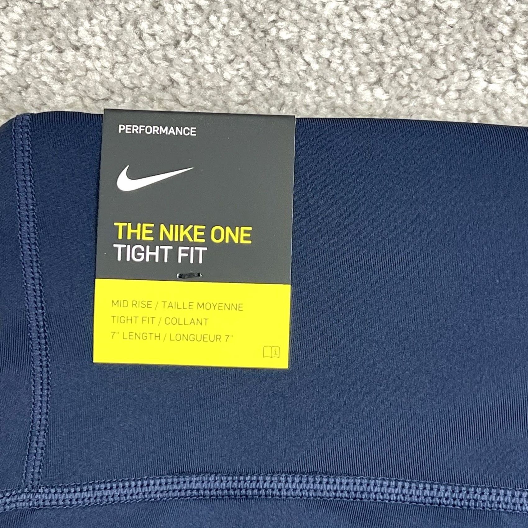Nike Nike One Shorts Women’s 2X Dri-FIT High-Waisted 7" Biker DD0425-451 Blue NWT NEW Size 40" / US 18 - 4 Thumbnail