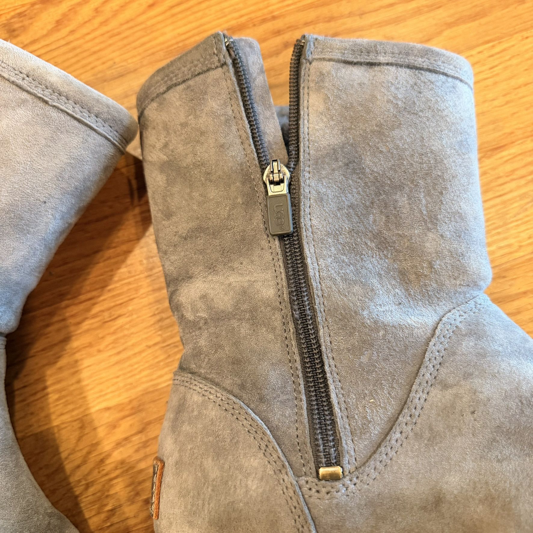 Ugg UGG Selia Zip Winter Boots Women Size 7 Gray Size US 8 / IT 38 - 9 Thumbnail