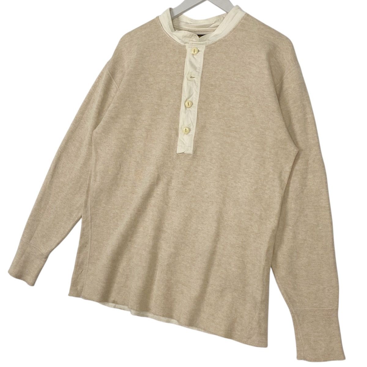 Other Vintage Surf Family Half Button Beige Pullover Jumper Size M Size US M / EU 48-50 / 2 - 2 Thumbnail