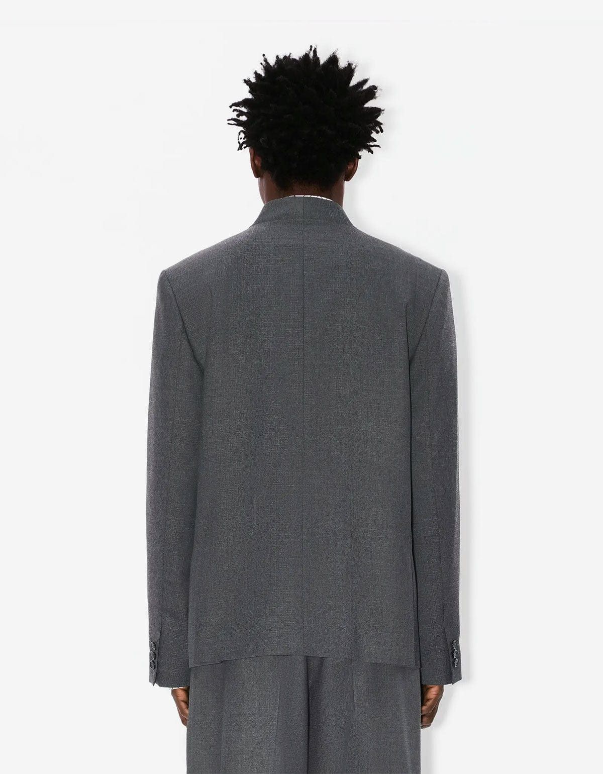 Kenzo KENZO Weave Taupe Wool Jacquard Kimono Jacket SIZE 48 Size US M / EU 48-50 / 2 - 4 Thumbnail