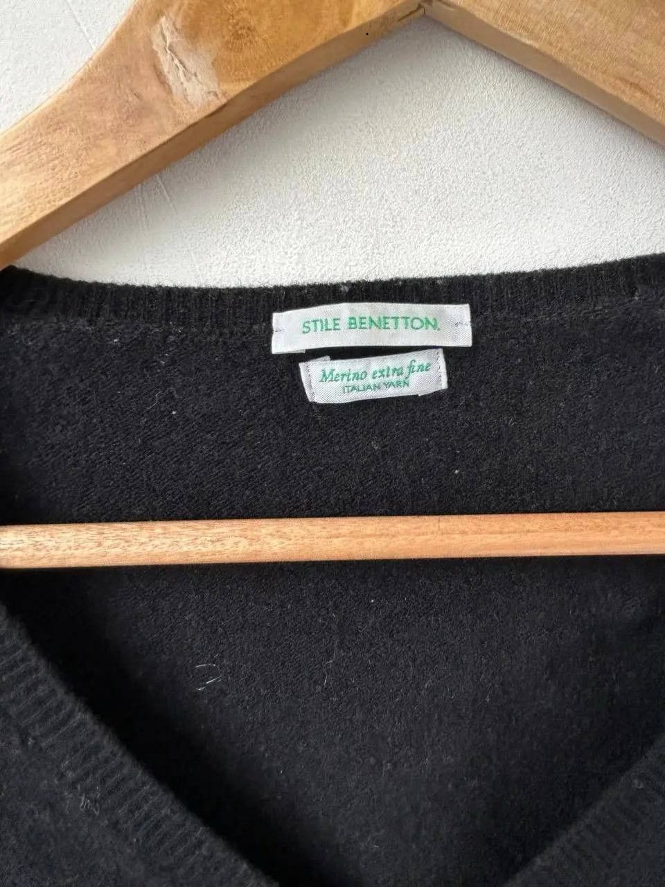 United Colors Of Benetton Benetton wool sweater #169 Size M / US 6-8 / IT 42-44 - 2 Thumbnail