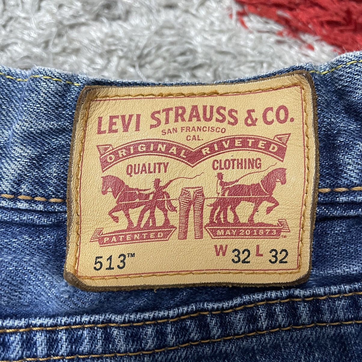 Levi's Vintage Clothing 🔥Vintage Levis 513 Stoned Washed Distress Denim Jeans Size US 32 / EU 48 - 13 Thumbnail