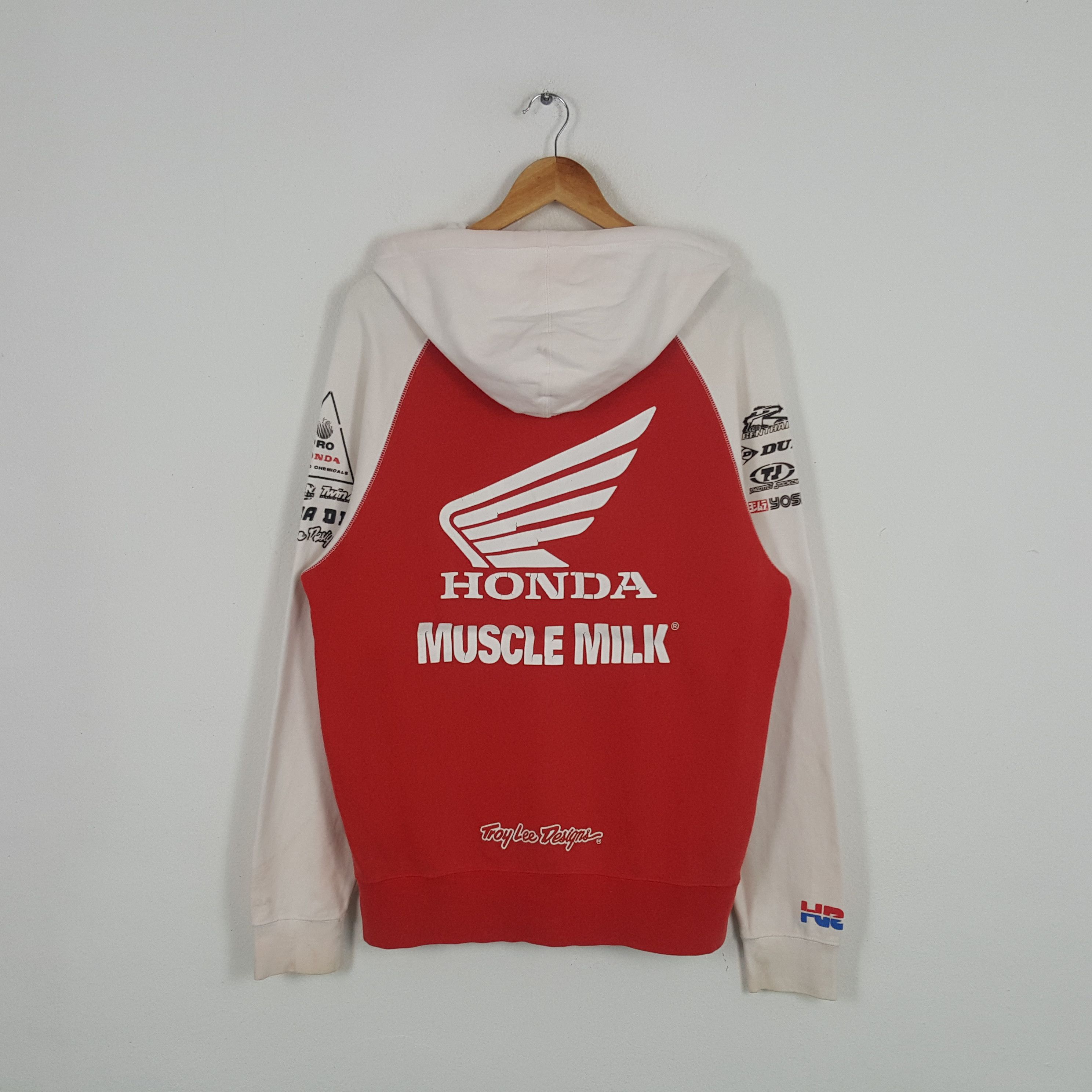 Honda × Vintage Vintage Honda Muscle Milk Racing Team Hoodies Jacket Size US M / EU 48-50 / 2 - 1 Thumbnail