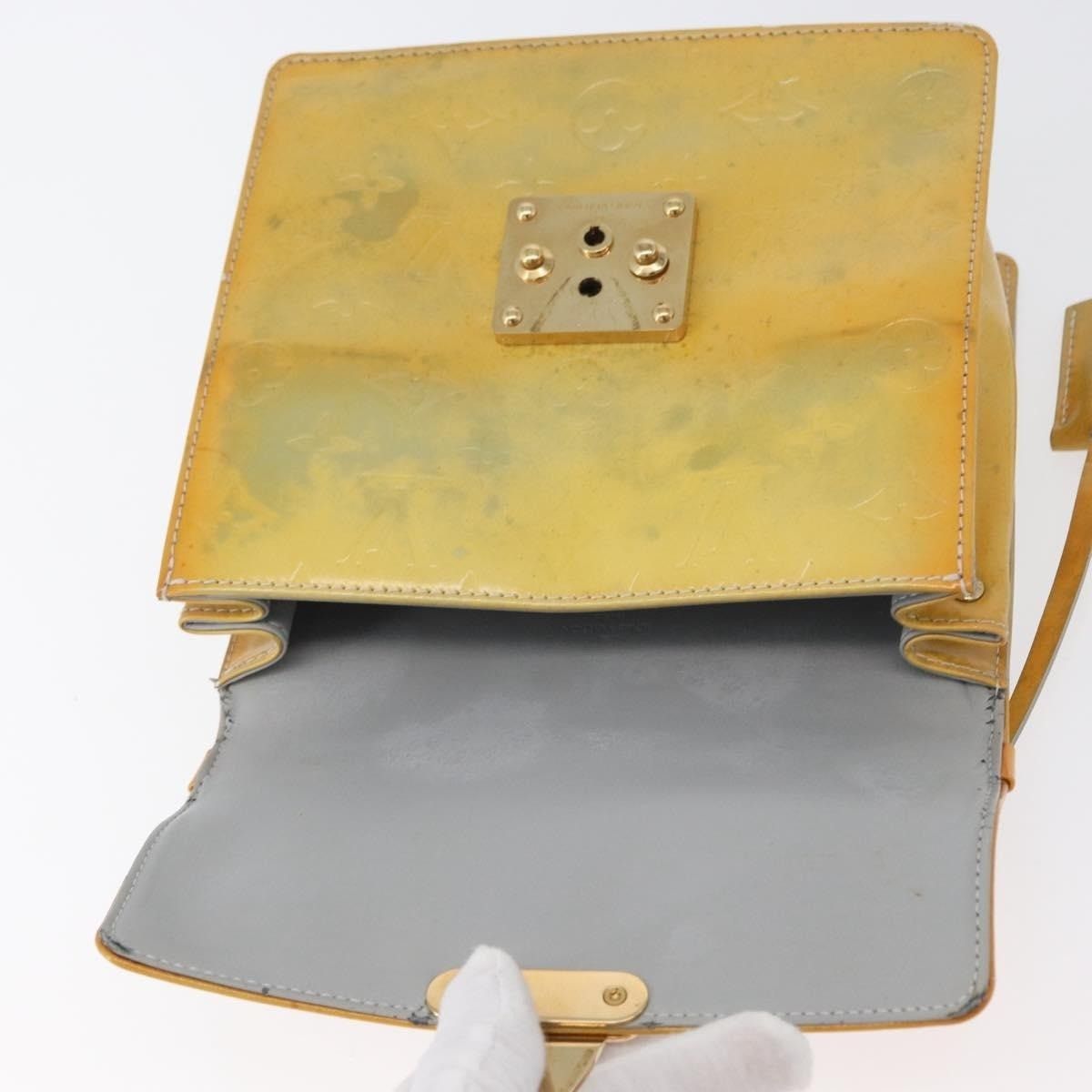 Louis Vuitton Louis Vuitton Monogram Vernis Spring Street Handbag Gray Size ONE SIZE - 3 Thumbnail