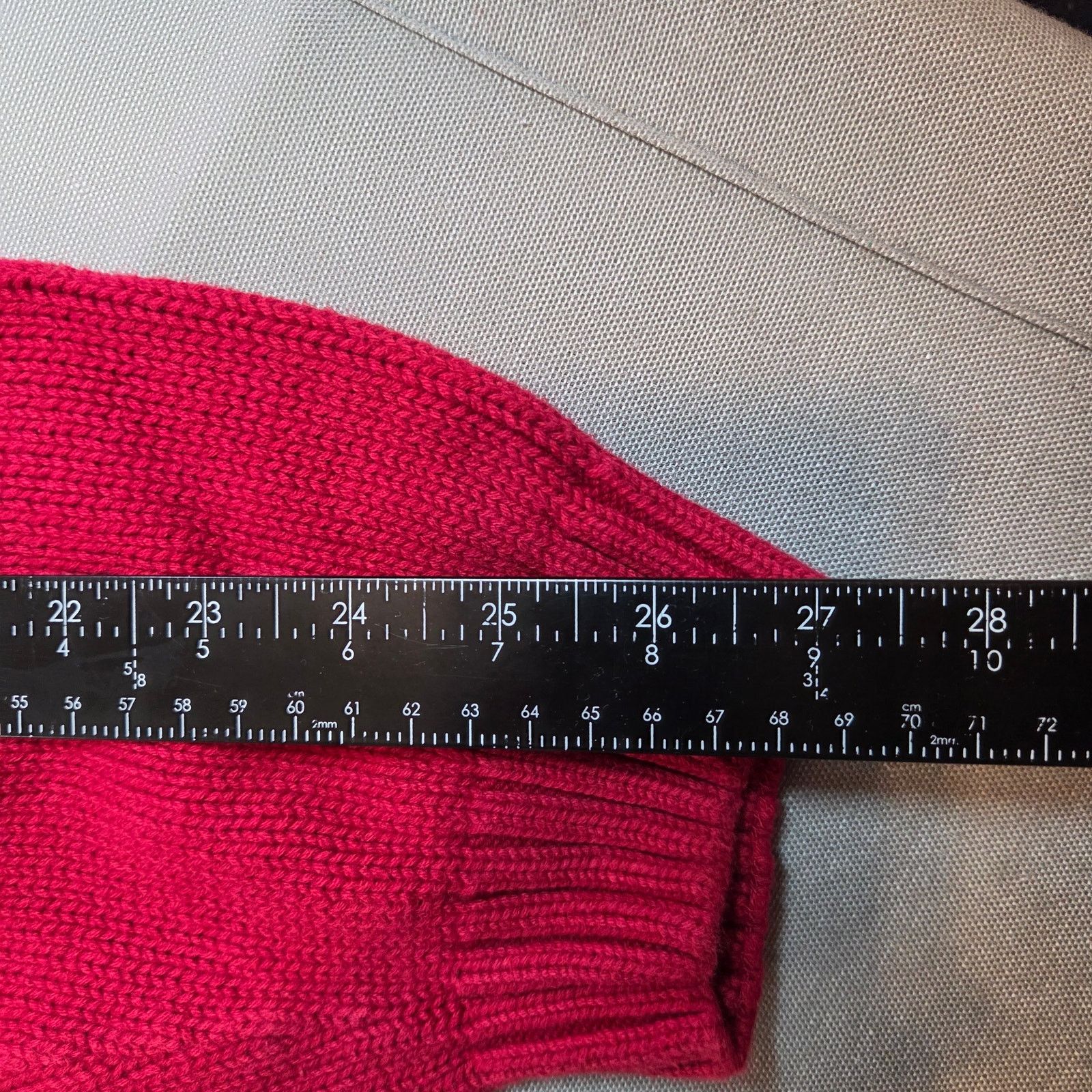 Chaps Vintage Chaps RL Red Cotton Crewneck Sweater Size US XXL / EU 58 / 5 - 12 Thumbnail