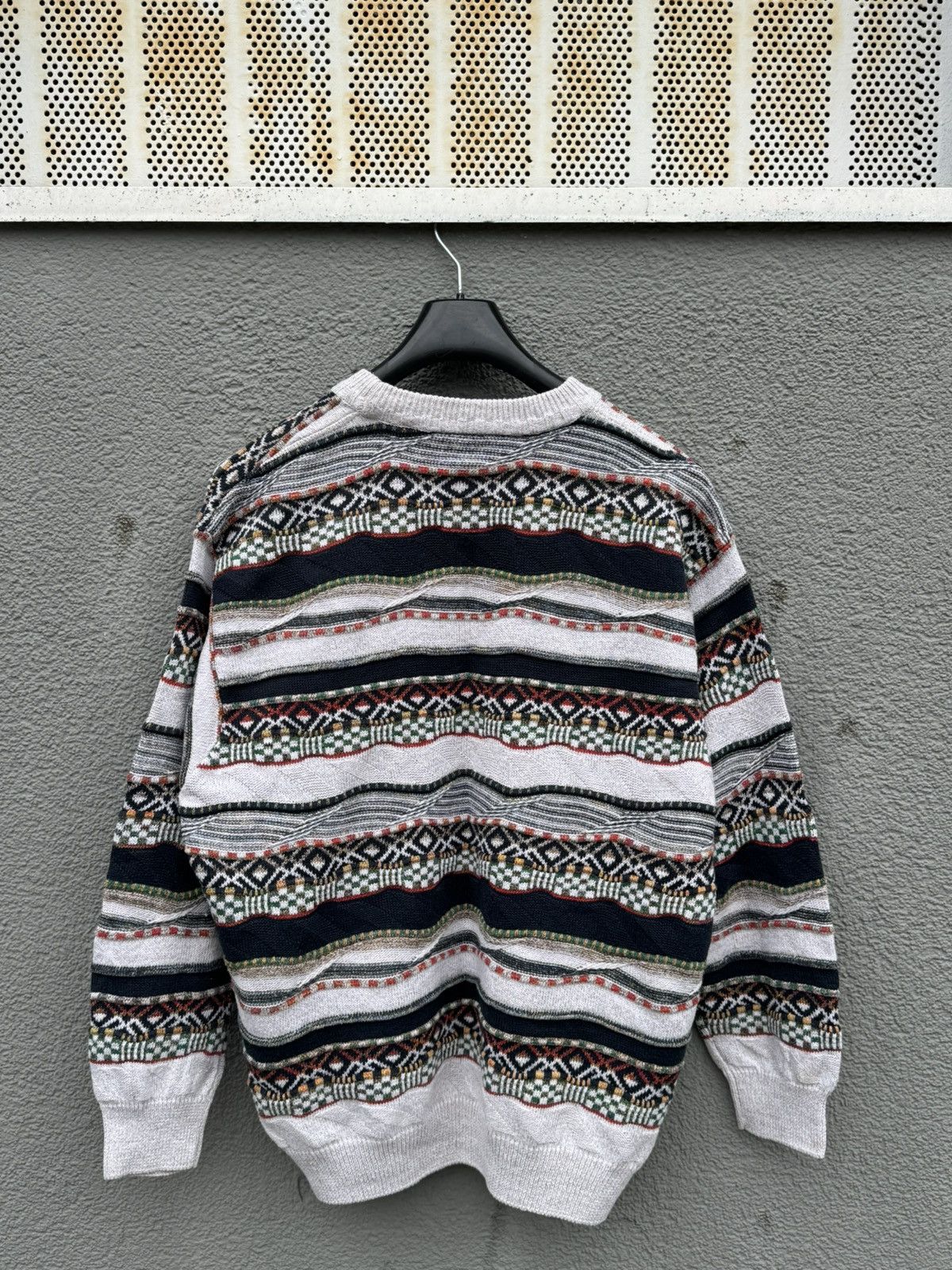 Vintage Coogi Style Vintage Point Of Italy Knitted Sweater Size US L / EU 52-54 / 3 - 9 Thumbnail