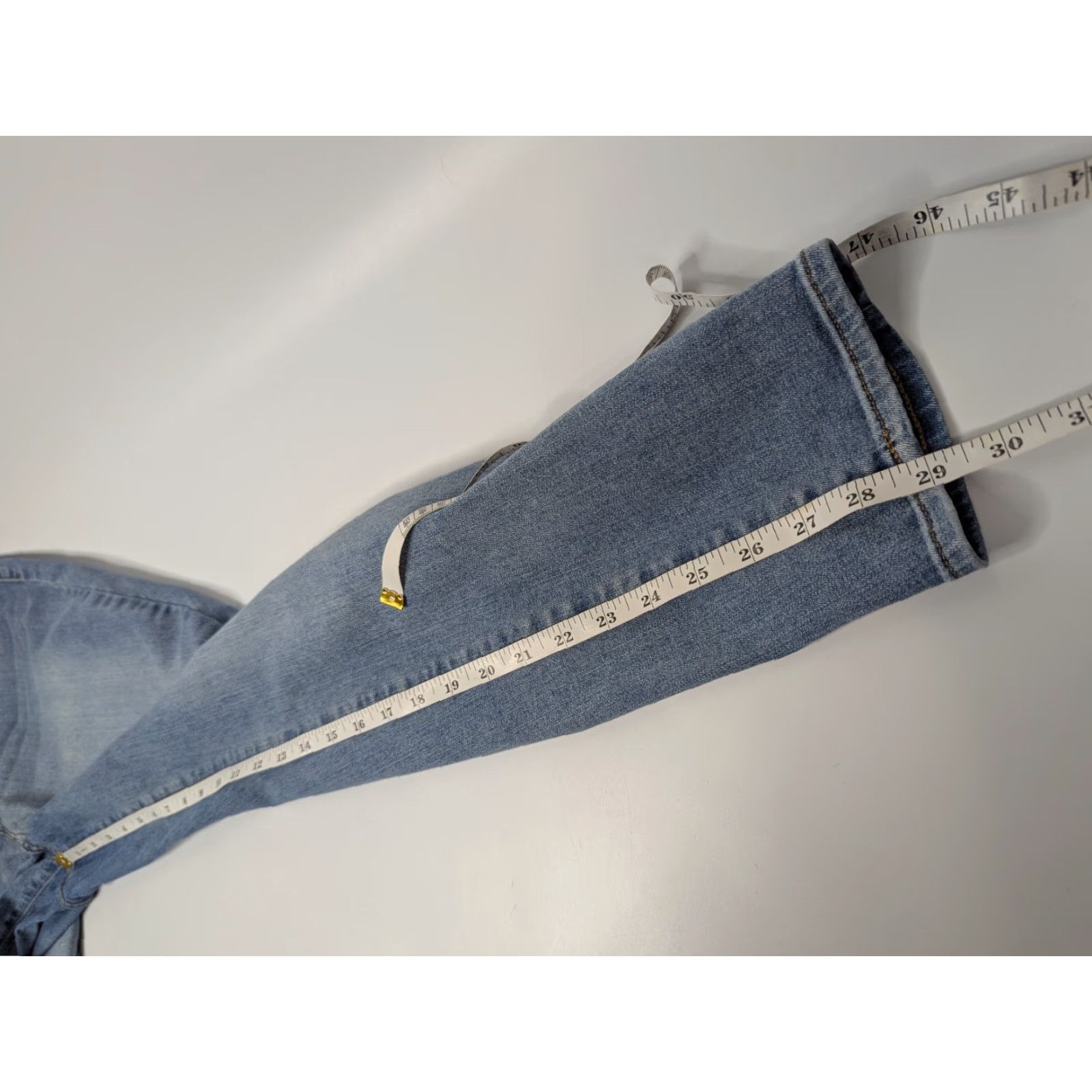Old Navy Old Navy Rockstar Denim Jeans - High Rise Slim Fit 18 Plus Size Women’s Blue Cotton Stretch Denim Jeans Size 40" / US 18 - 5 Thumbnail