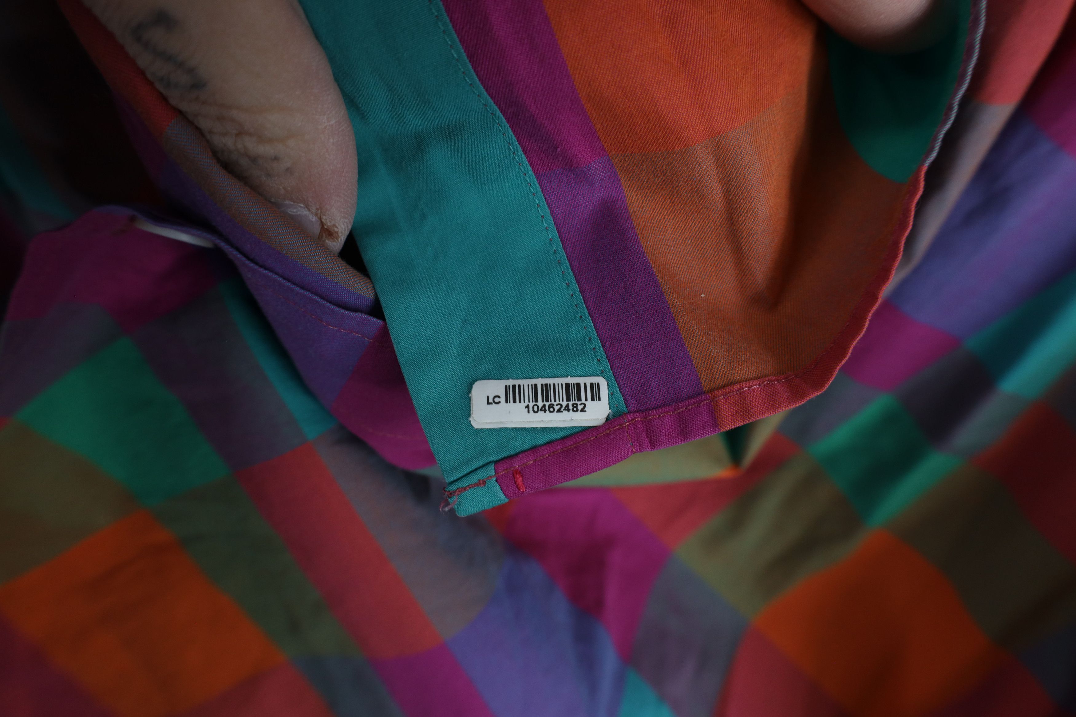 Vintage Bugatchi Uomo Checkered Plaid Collared Button Shirt Cotton Size US XL / EU 56 / 4 - 6 Thumbnail