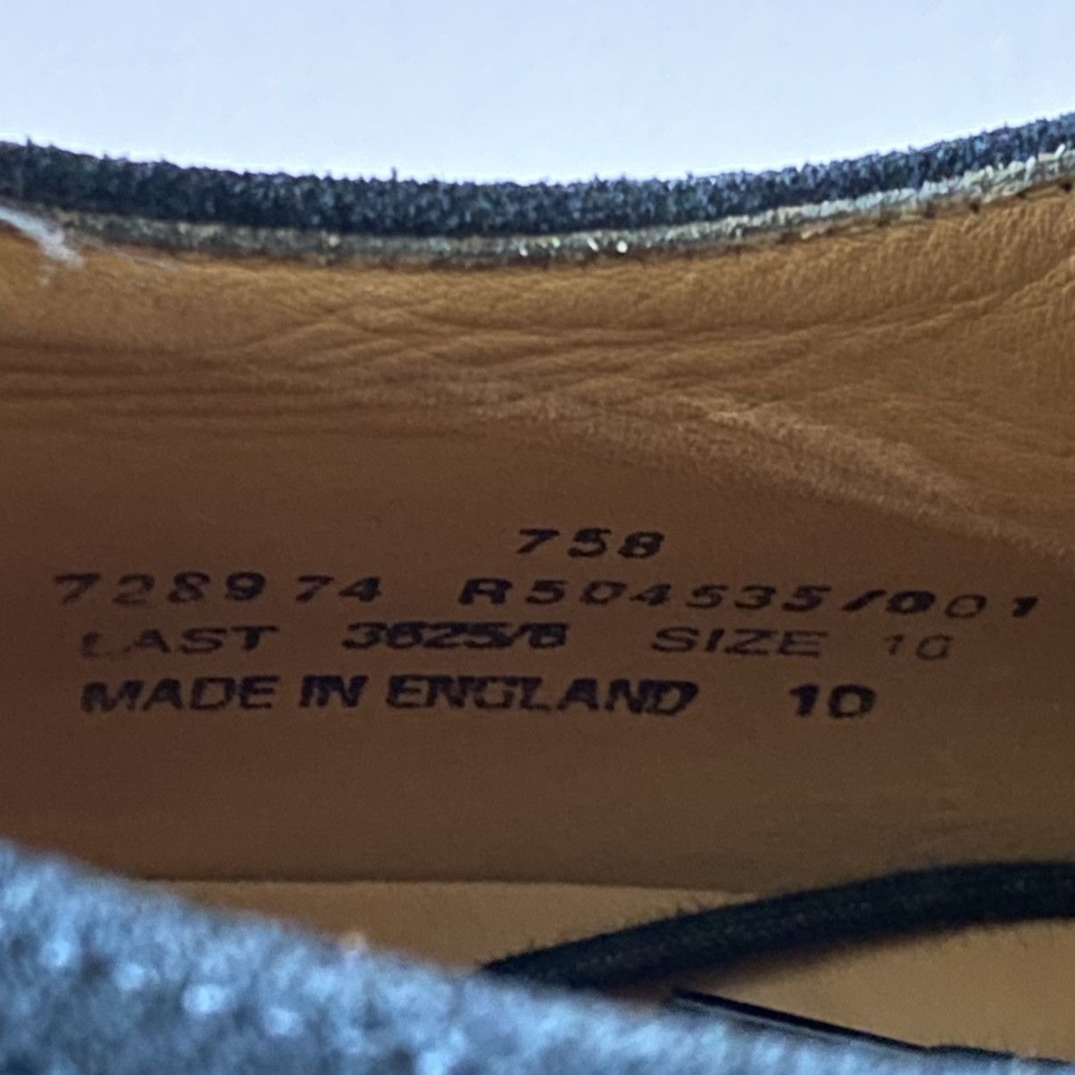 Designer × Loake Loake Brogue Suede Made In England Black Shoes UK 10 Size US 11 / EU 44 - 10 Thumbnail