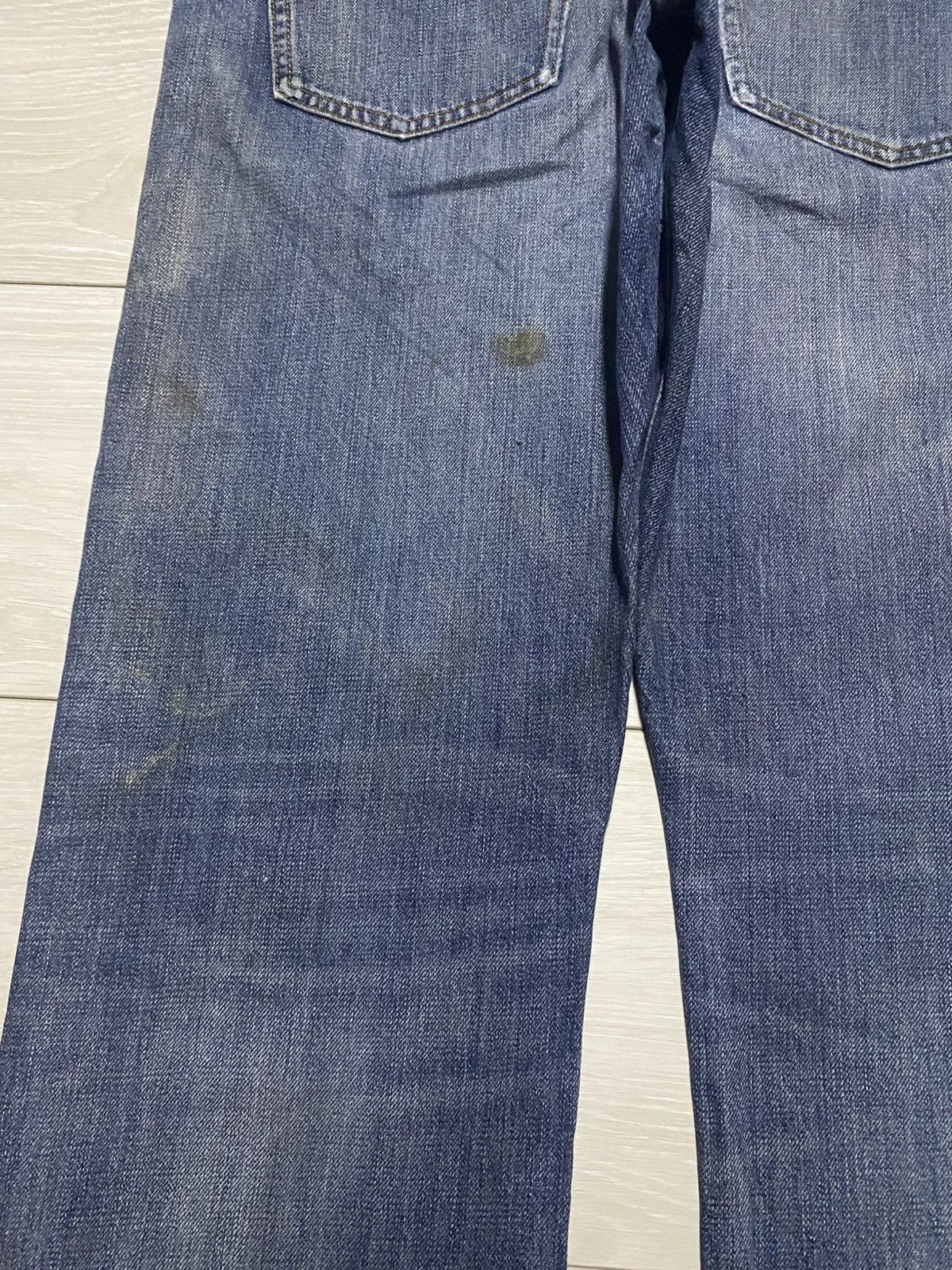 Japanese Brand Vintage Uniqlo Grunge Selvedge Distressed Jeans Size US 36 / EU 52 - 9 Thumbnail