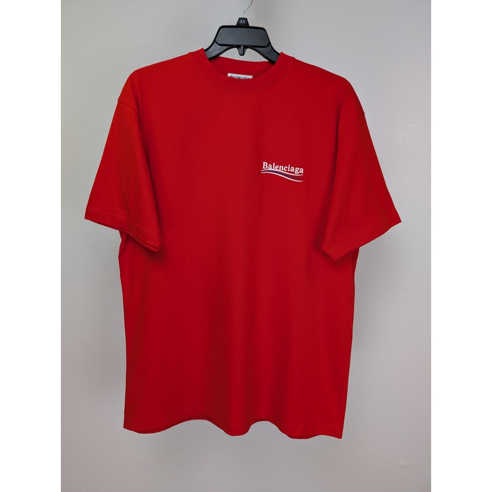 Balenciaga o1rshd1 Q:2 / Embro Pol Campgn Vintage Jersey T-Shirt in Red Size US S / EU 44-46 / 1 - 1 Thumbnail