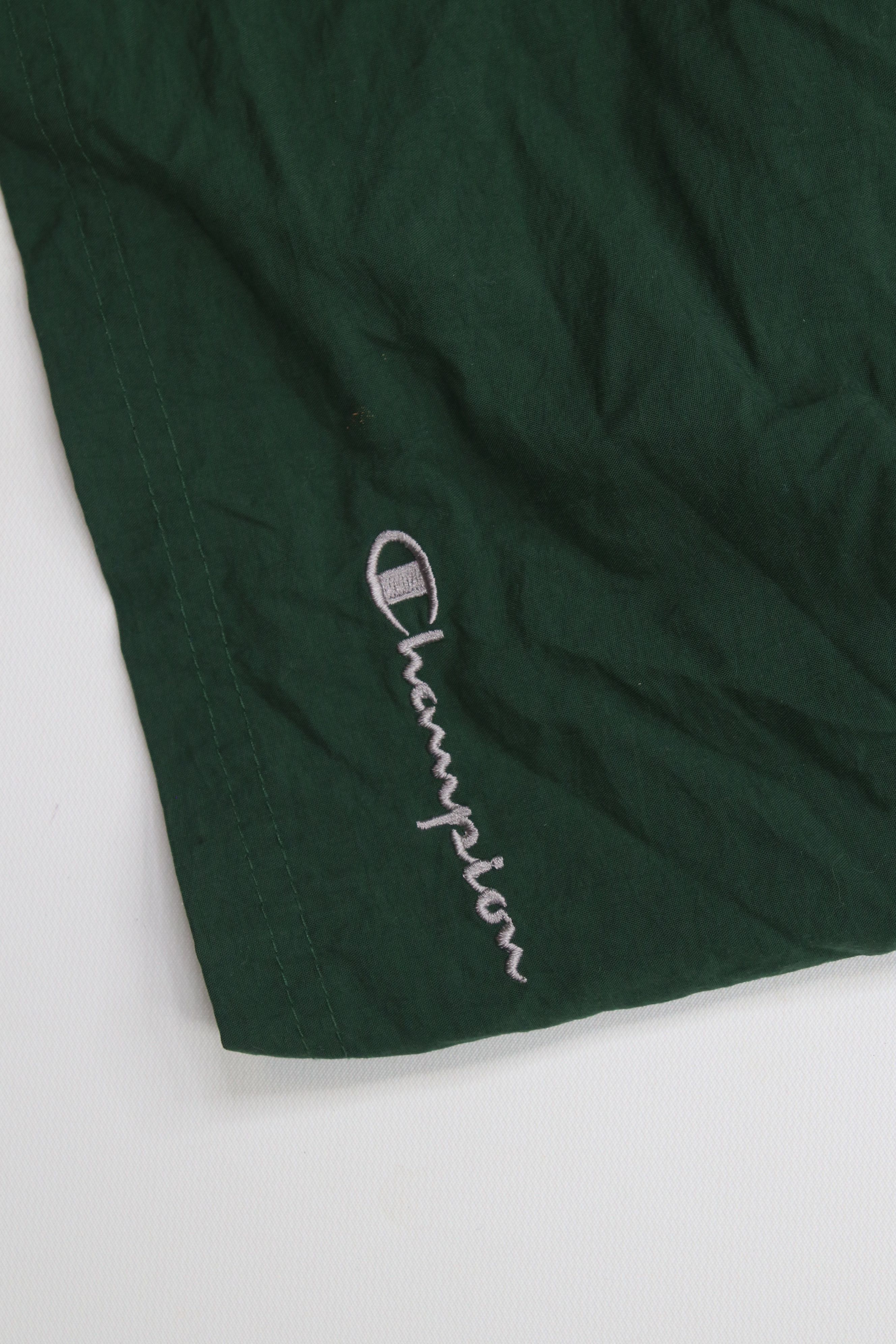 Champion × Vintage Vintage 90s Champion Lined Above Knee Shorts Baggies Green Size US 38 / EU 54 - 5 Thumbnail