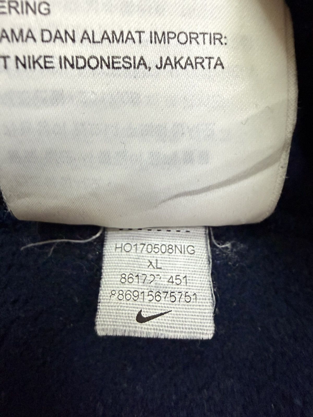 Nike NIKE ZEBRA BIGLOGO PULLOVER SWEATER HOODIE Size US L / EU 52-54 / 3 - 15 Thumbnail