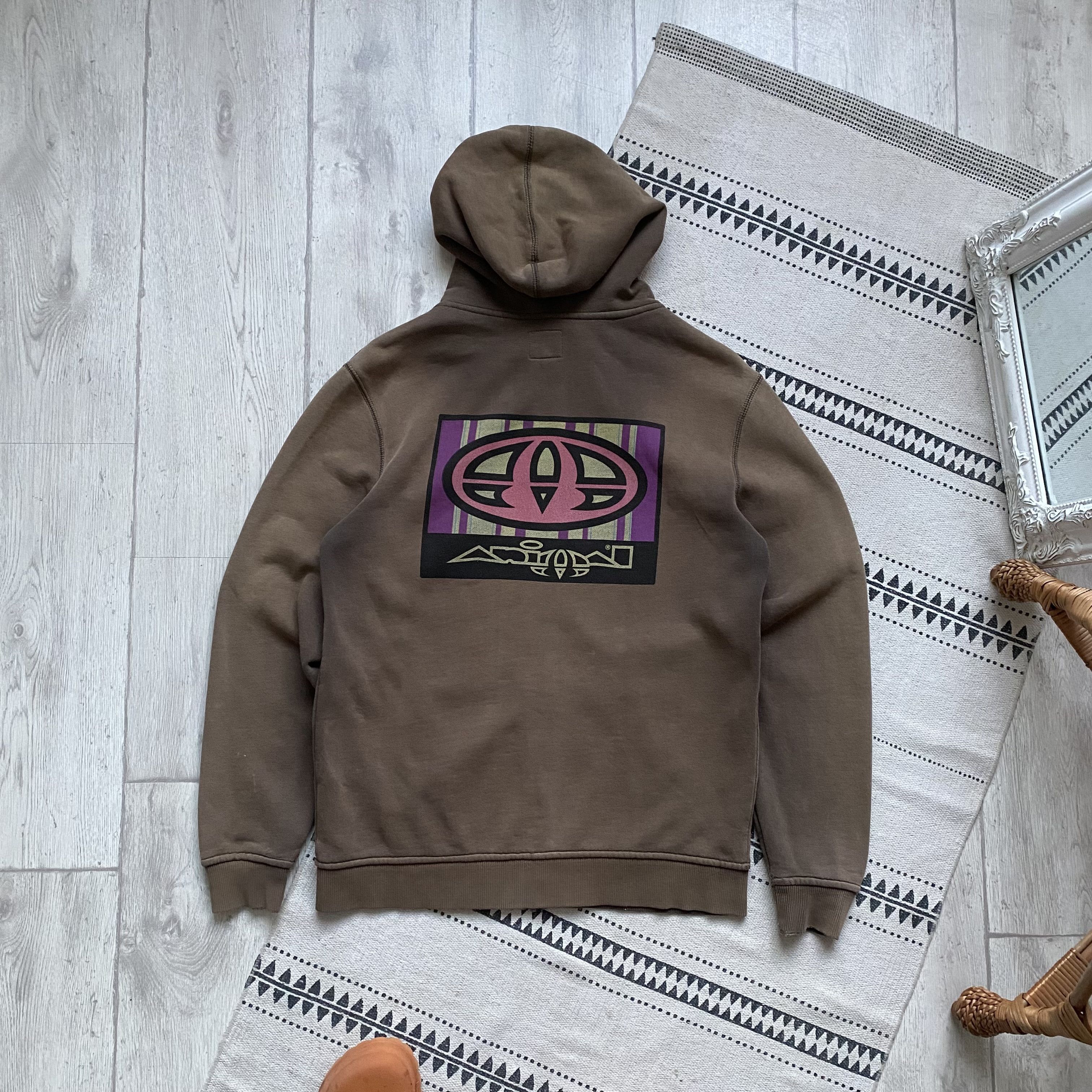 Hook-Ups 🛹 Vintage 90s Faded Skater Animal hoodie Y2K Big logo Size US S / EU 44-46 / 1 - 1 Thumbnail