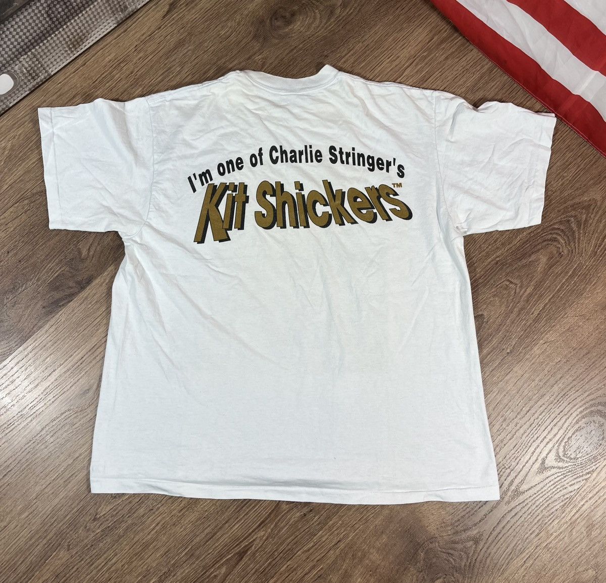Band Tees Vintage 90s Kit Shickers T Shirt Size US XL / EU 56 / 4 - 6 Thumbnail