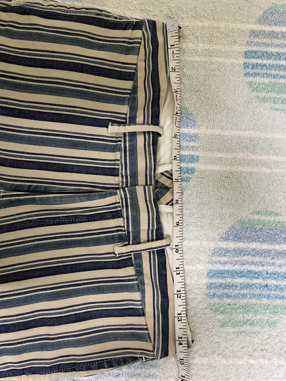 45rpm 💥 45rpm HBT Striped Flare Pants Size 29" - 9 Thumbnail