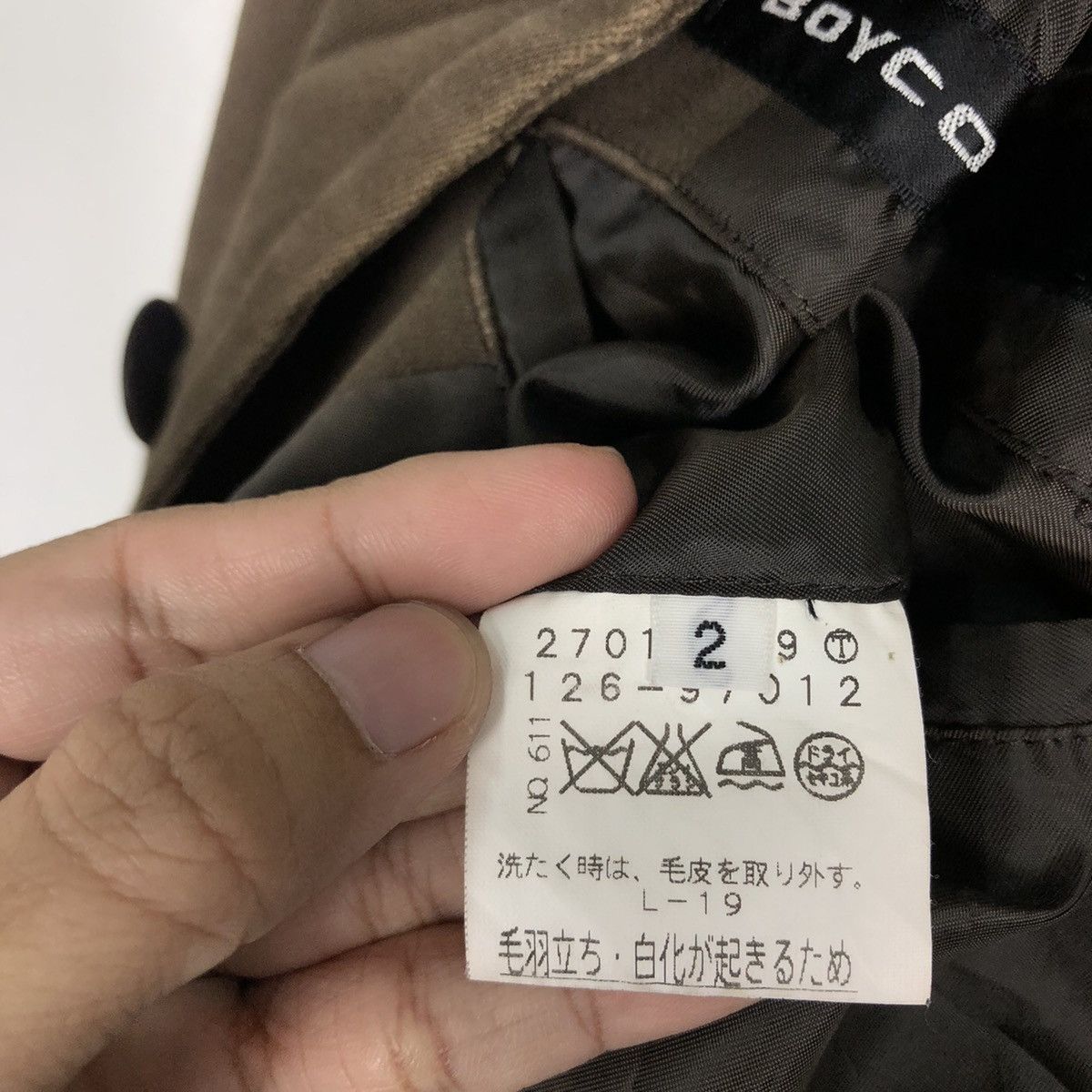Boycott 🔥RARE CONSTRUCTION DESIGN LONG JACKET BOYCOTT JAPAN Size US M / EU 48-50 / 2 - 13 Thumbnail