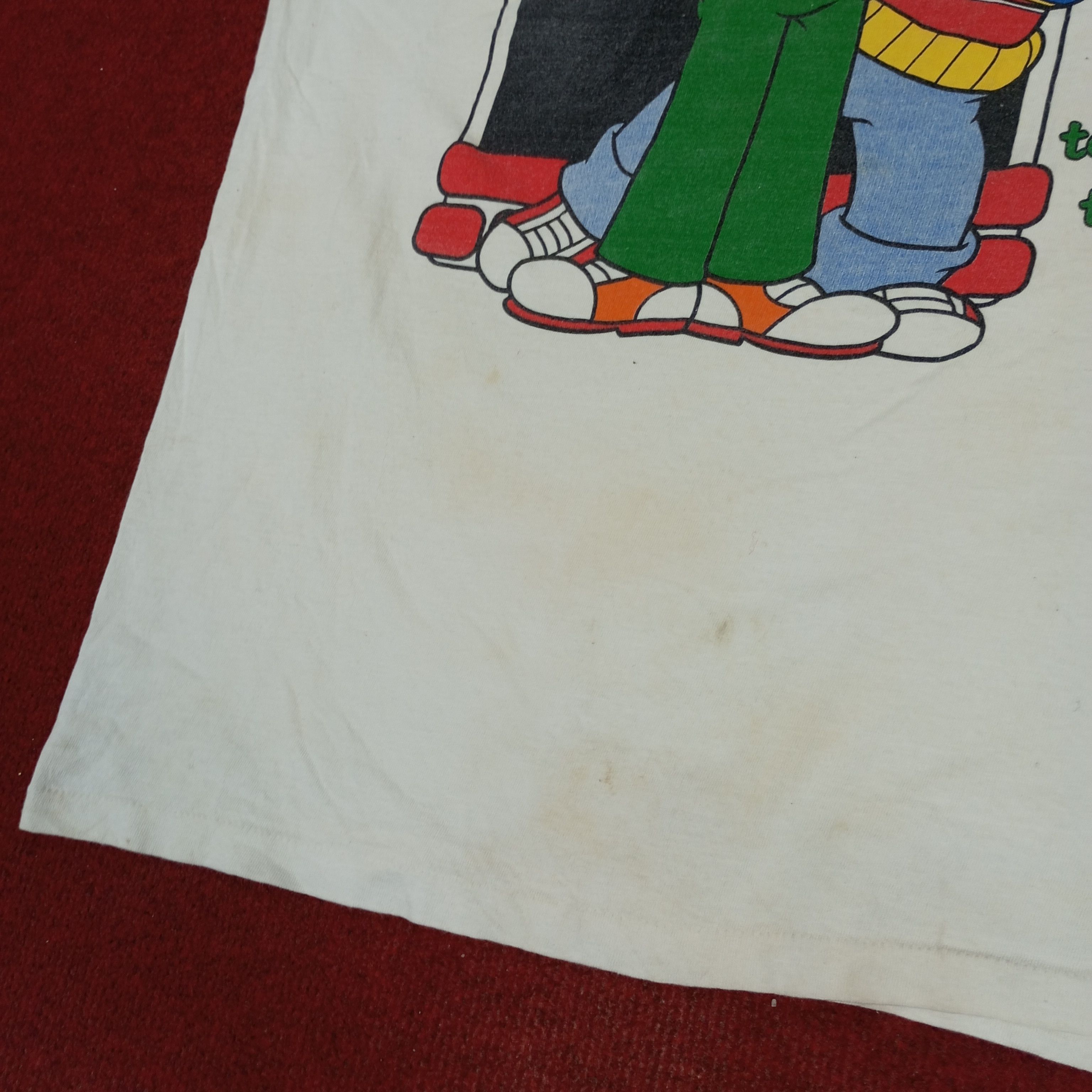 Vintage Sesame Street Cartoon Streetwear Style Vintage Tshirt Size US XL / EU 56 / 4 - 11 Thumbnail