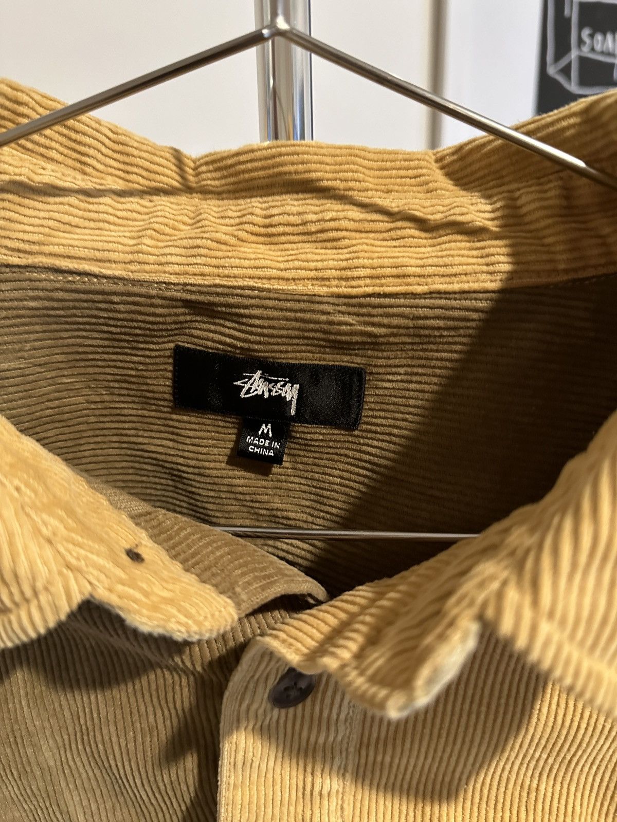 Stussy Stussy Patchwork Yellow Button Up Size Medium Size US M / EU 48-50 / 2 - 2 Thumbnail