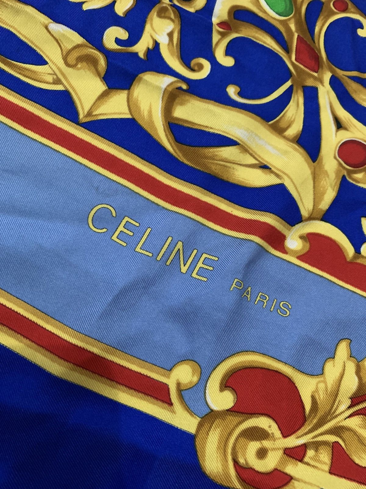 Celine Celine Silk Scarf Size ONE SIZE - 3 Thumbnail