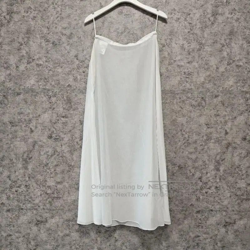 Dior Dior White Silk Midi Skirt for Women . Size 28" / US 6 / IT 42 - 2 Thumbnail