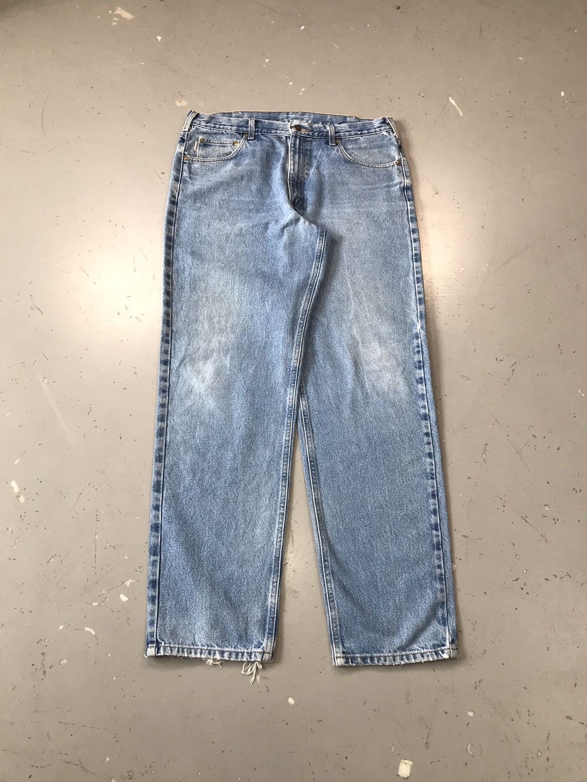 Carhartt Vintage Carhartt B17 DST repaired denim Size US 38 / EU 54 - 1 Thumbnail