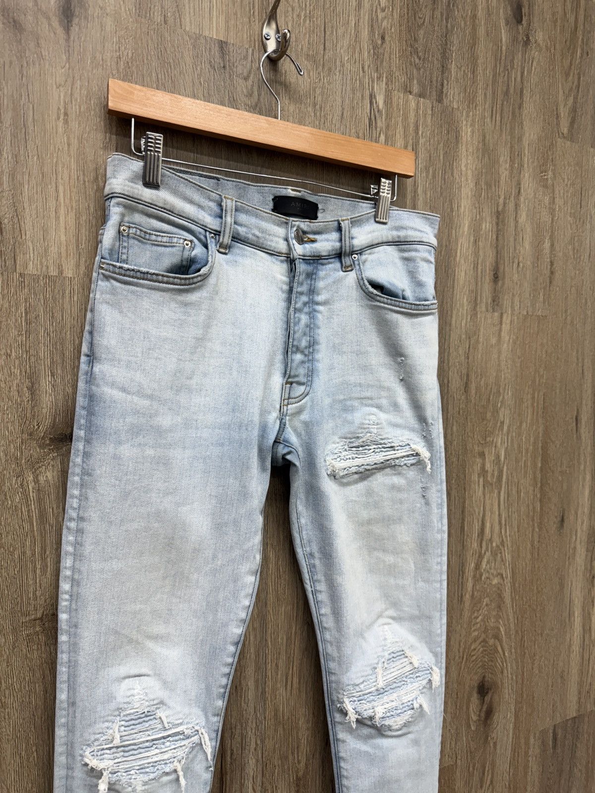 Amiri Amiri MX1 Denim baby Blue Patch Size US 30 / EU 46 - 3 Thumbnail