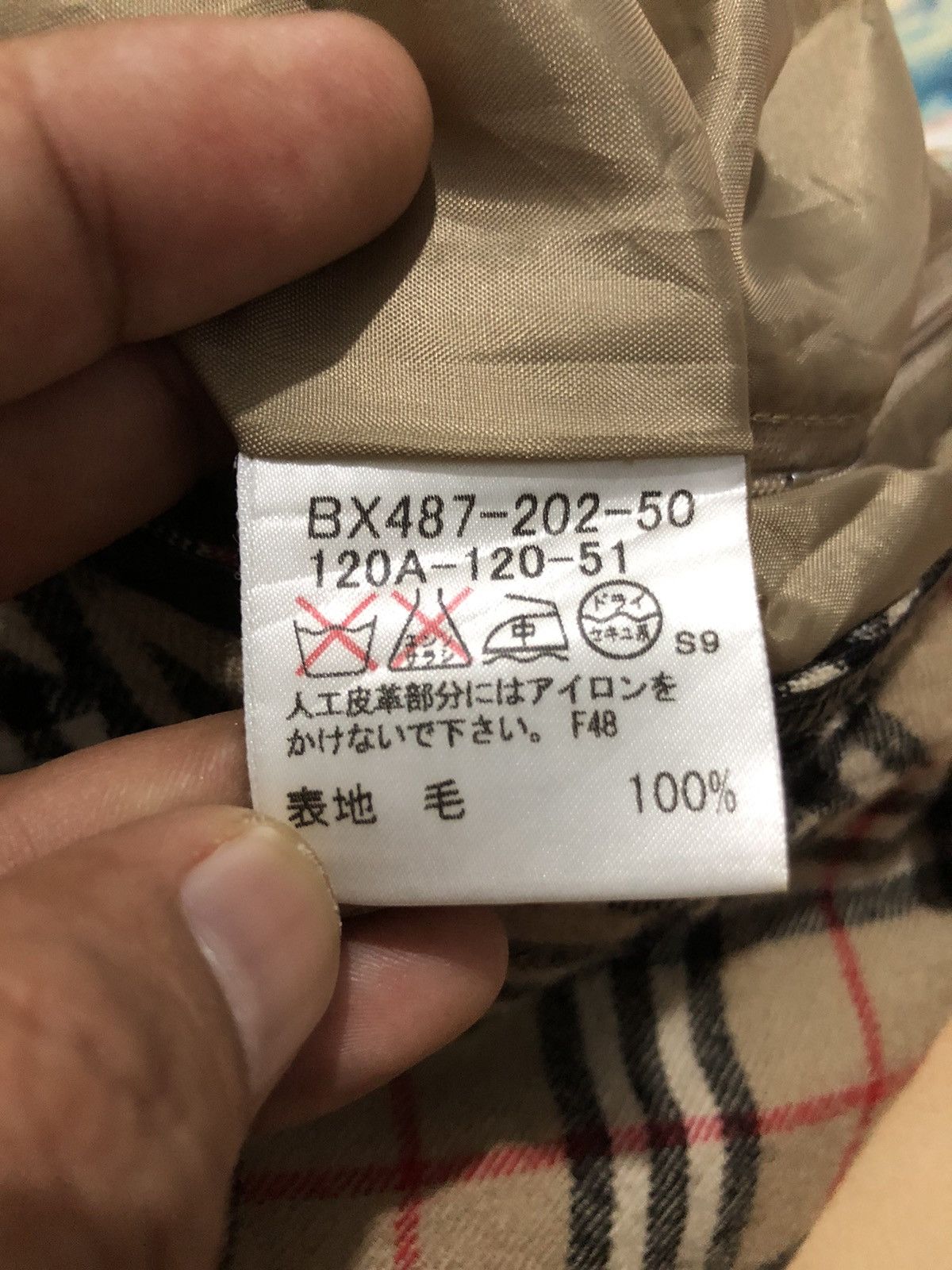 Burberry × Designer × Vintage Burberry Mini Skirt Youth 120 Size 22" - 4 Thumbnail