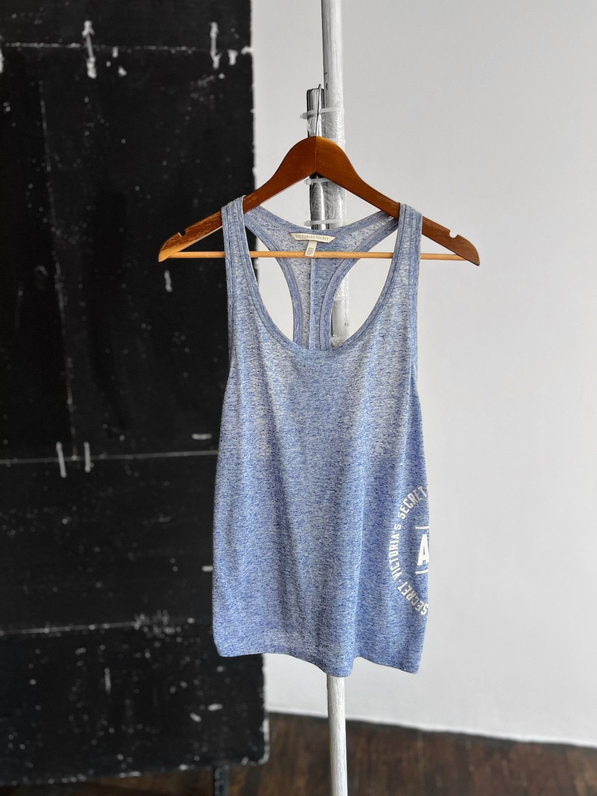 Designer × Victoria's Secret Victoria’s Secret Womens Blue Polyester Linen Print Tank Top Size S / US 4 / IT 40 - 1 Thumbnail