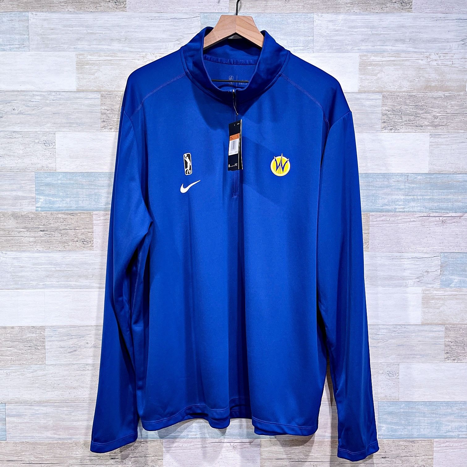 NBA × Nike Santa Cruz Warriors NBA G League Nike Pullover Blue Mens XXL Size US XXL / EU 58 / 5 - 1 Thumbnail