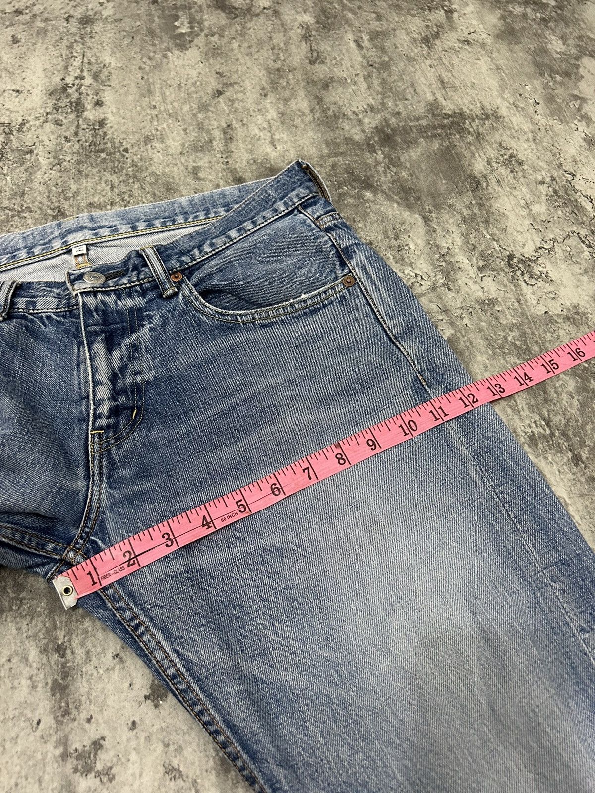 Japanese Brand HBNS Japan Selvedge Distressed Jeans Size US 34 / EU 50 - 19 Thumbnail