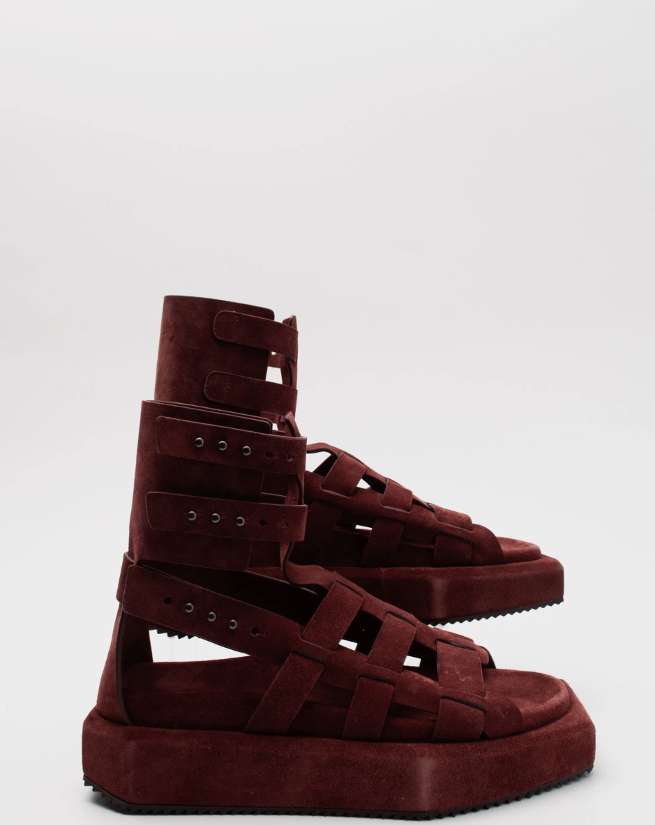 RICK OWENS Spartan Cyclops Leather Sandals Footwear