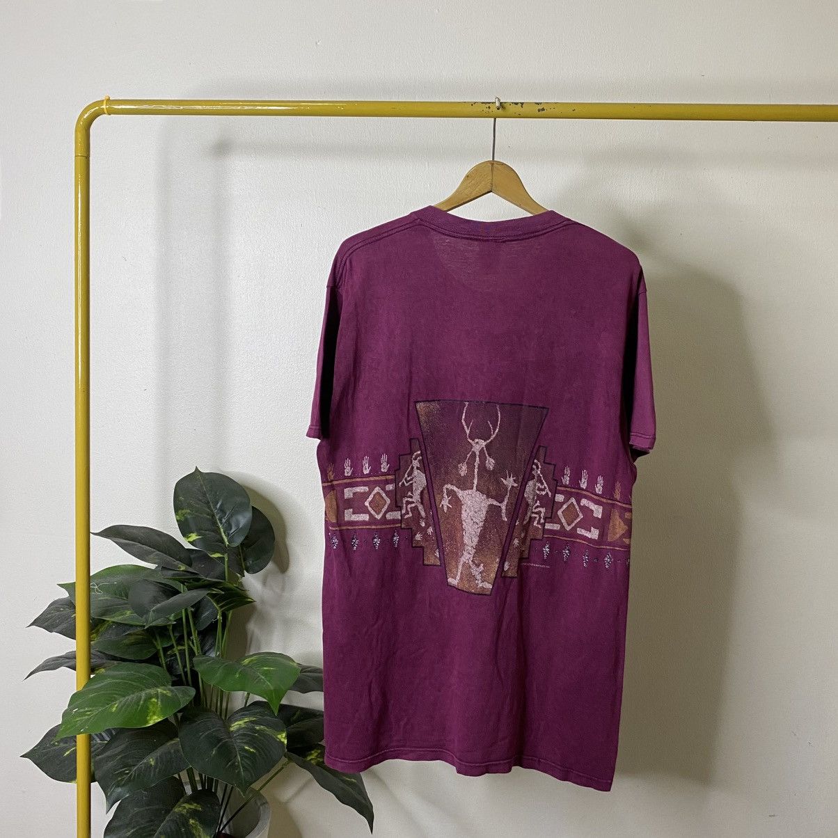 Vintage 1990s Grand Canyon Native Art T Shirt Size US L / EU 52-54 / 3 - 6 Thumbnail