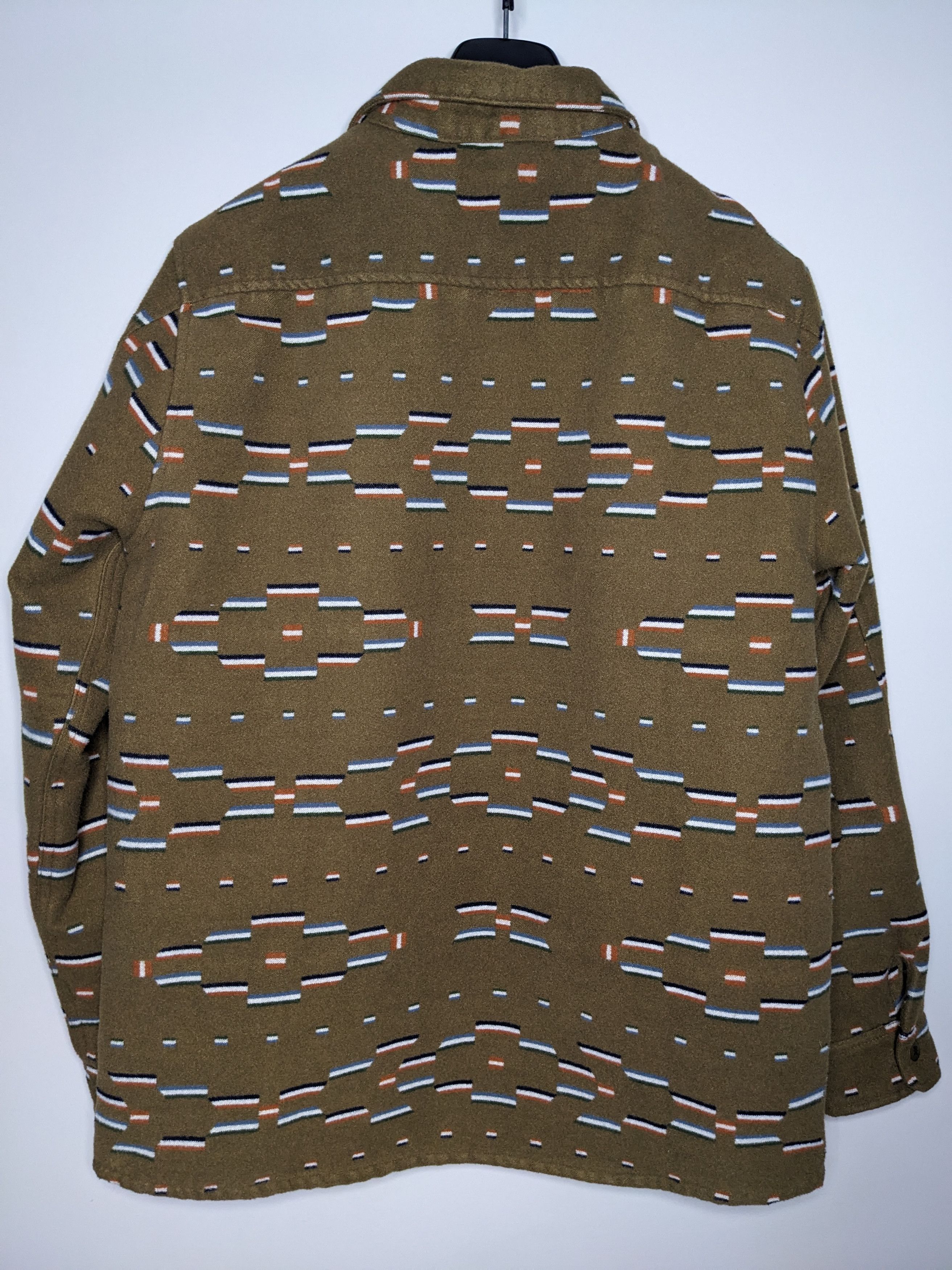 Roark Roark Flannel Jacquard Snap Shirt Large Aztec Southwestern Size US L / EU 52-54 / 3 - 7 Thumbnail